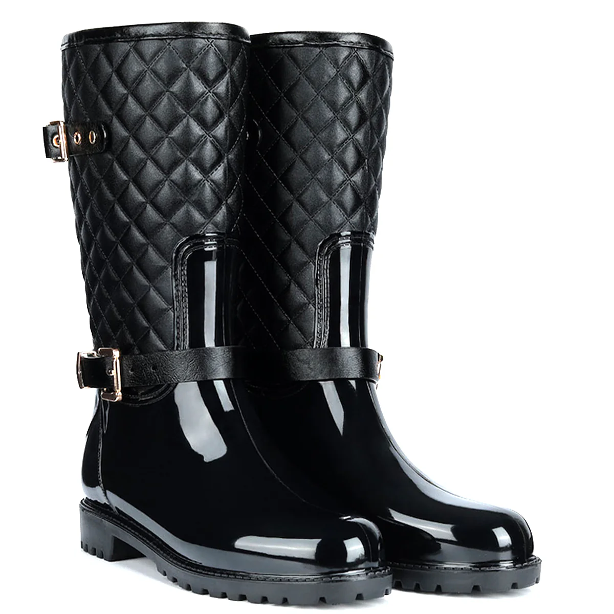 Calypso Fashion Tall Gumboots Waterproof Boots - Image 3
