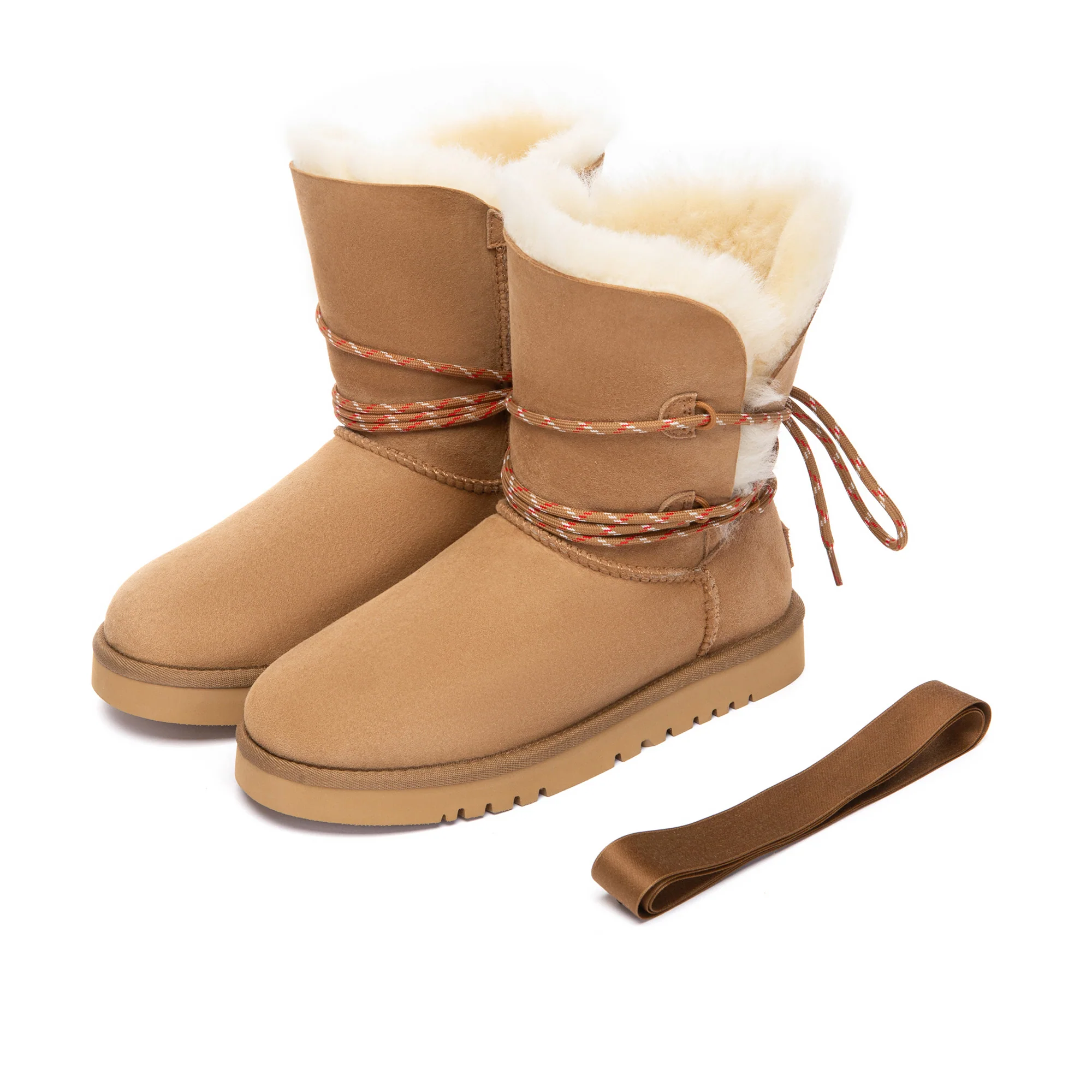 Carmen Versatile Strap Foldable UGG Boots - Image 4