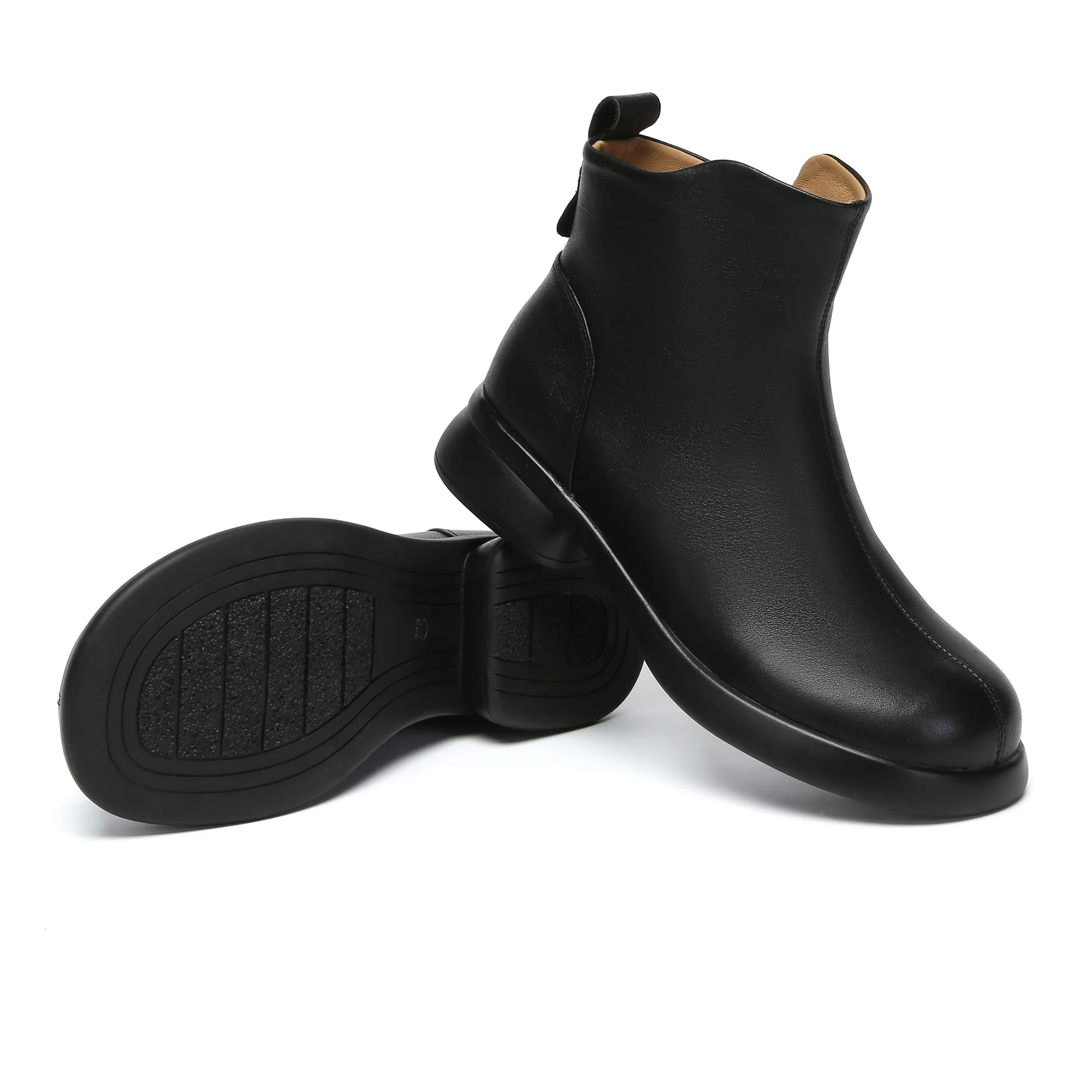 Caroline Leather Zip Ankle Boots - Image 10