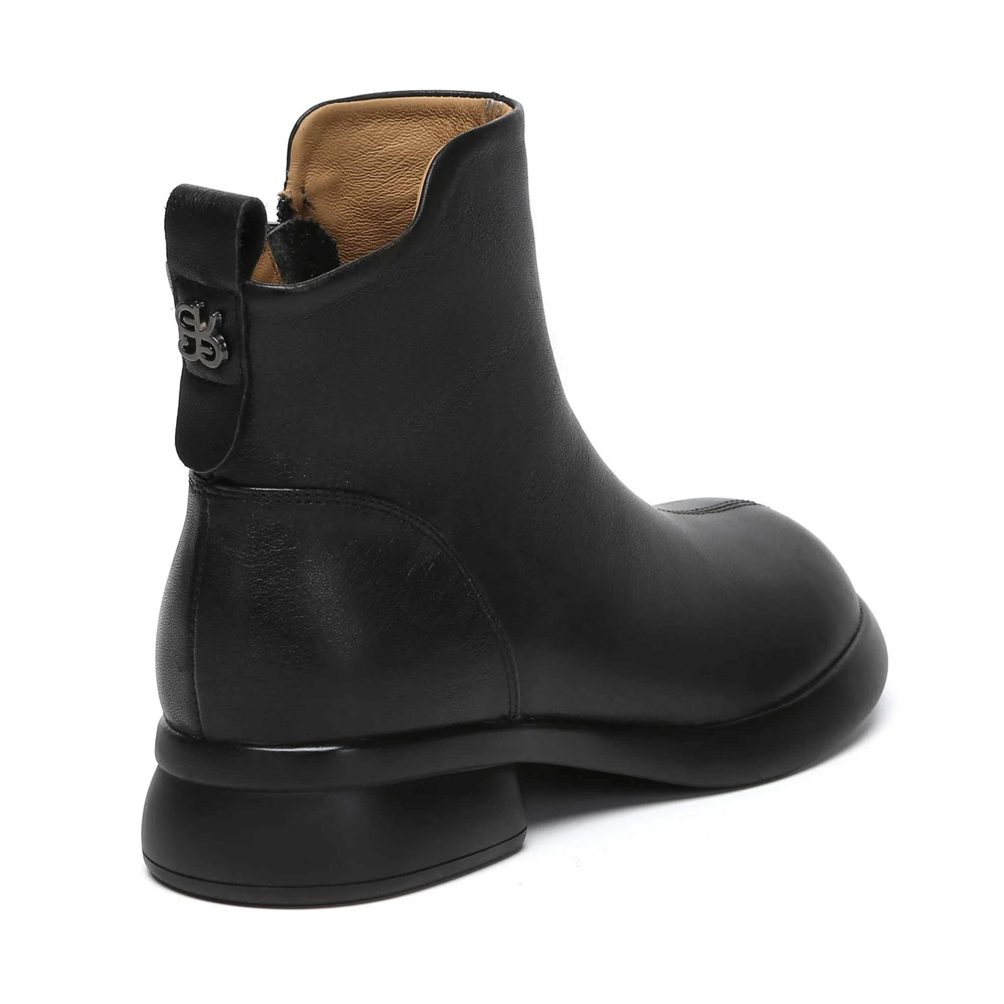 Caroline Leather Zip Ankle Boots - Image 7