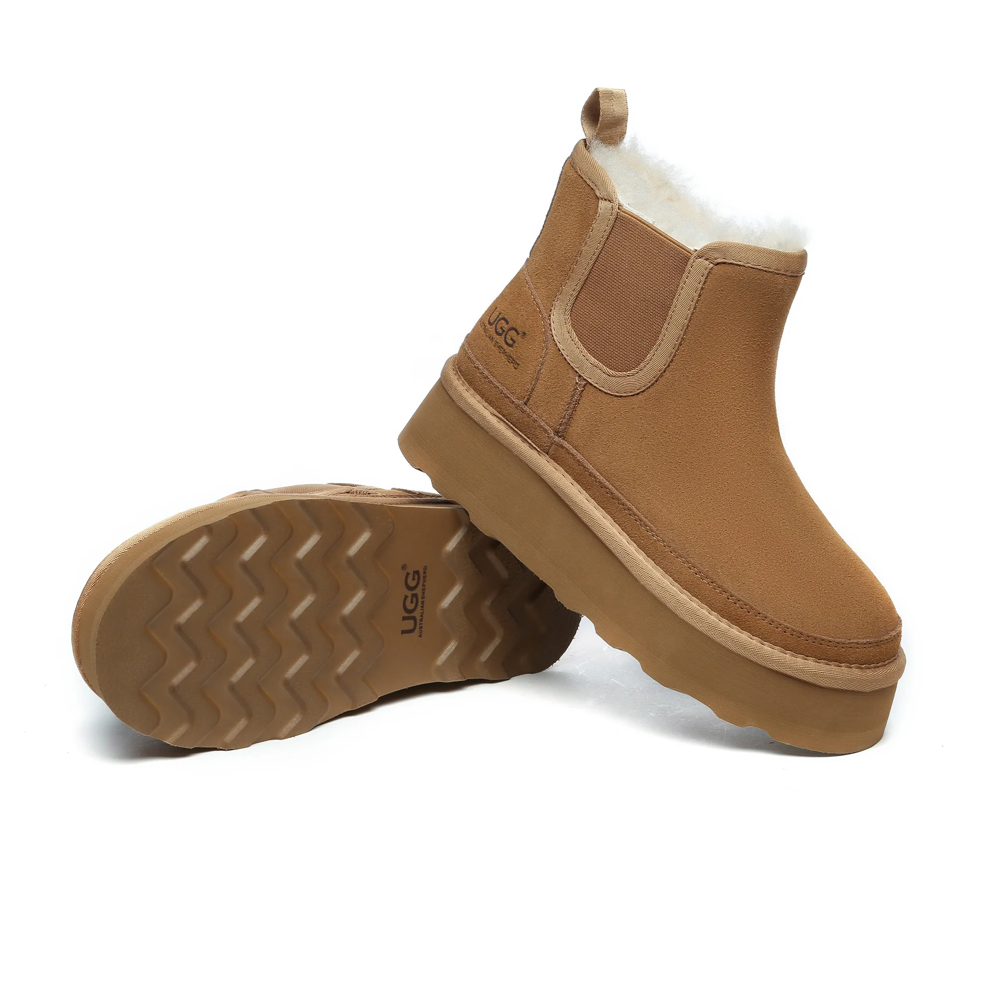 Chelsea UGG Platform Boots - Image 5