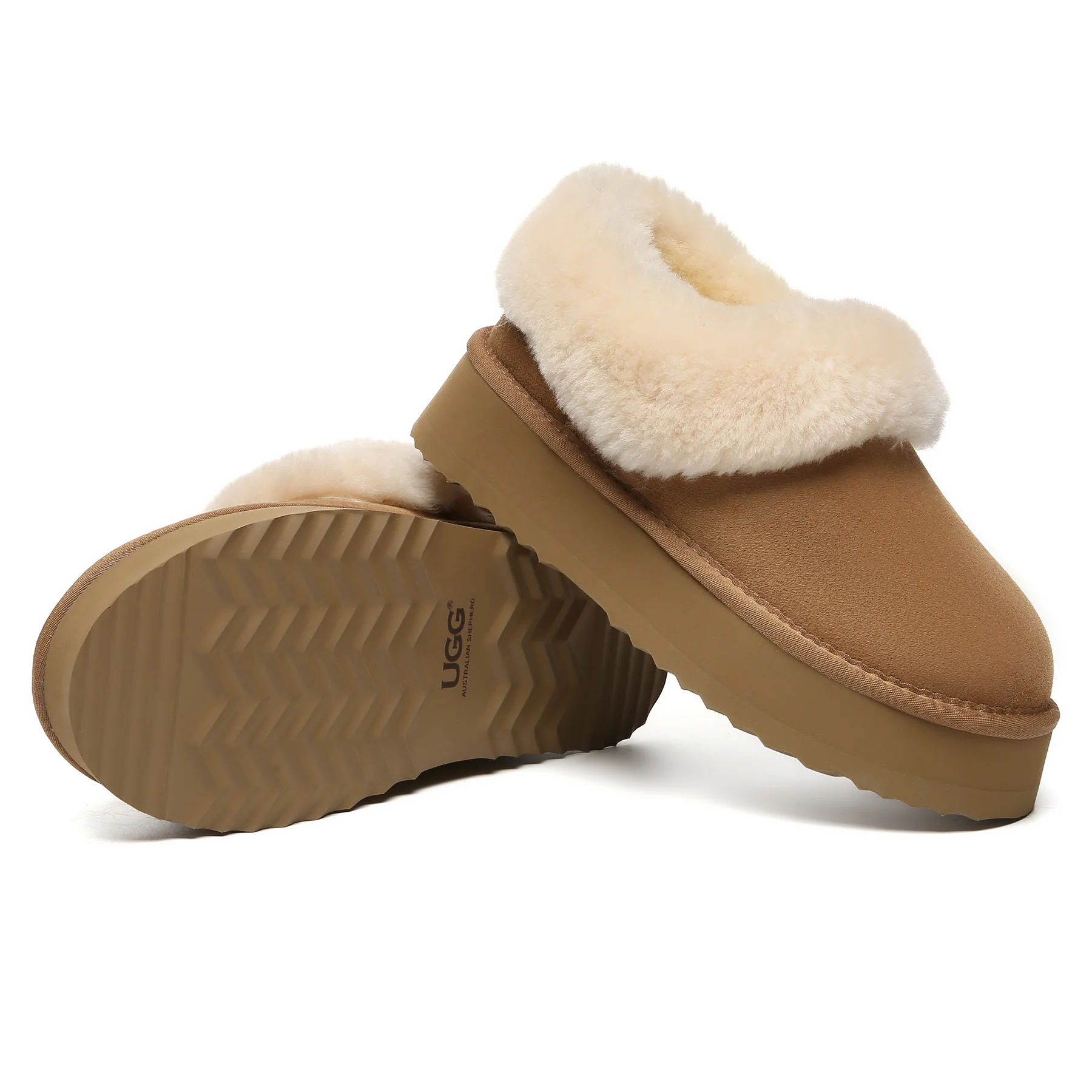 Claire UGG Platform Ankle Slippers - Image 14