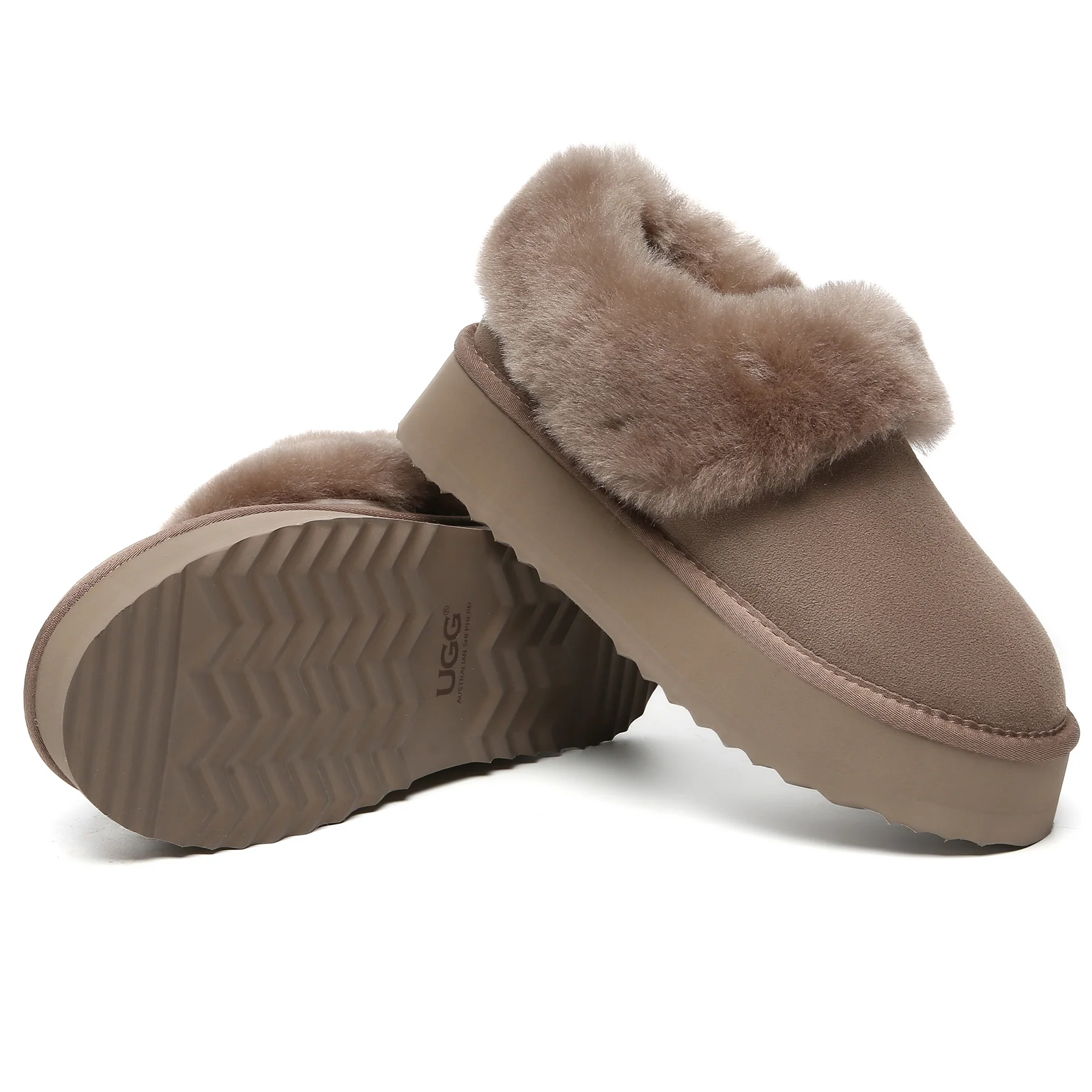 Claire UGG Platform Ankle Slippers - Image 21