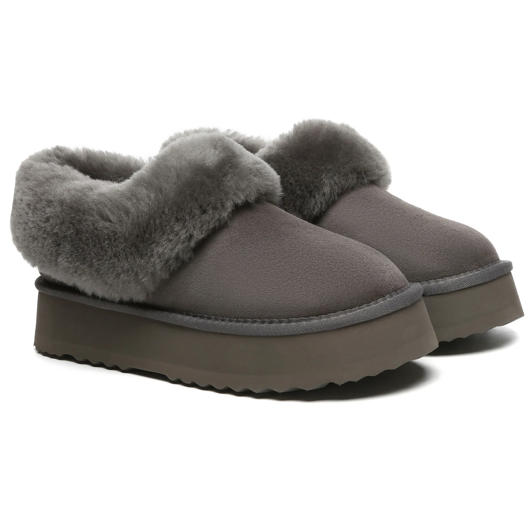 Claire UGG Platform Ankle Slippers - Image 25