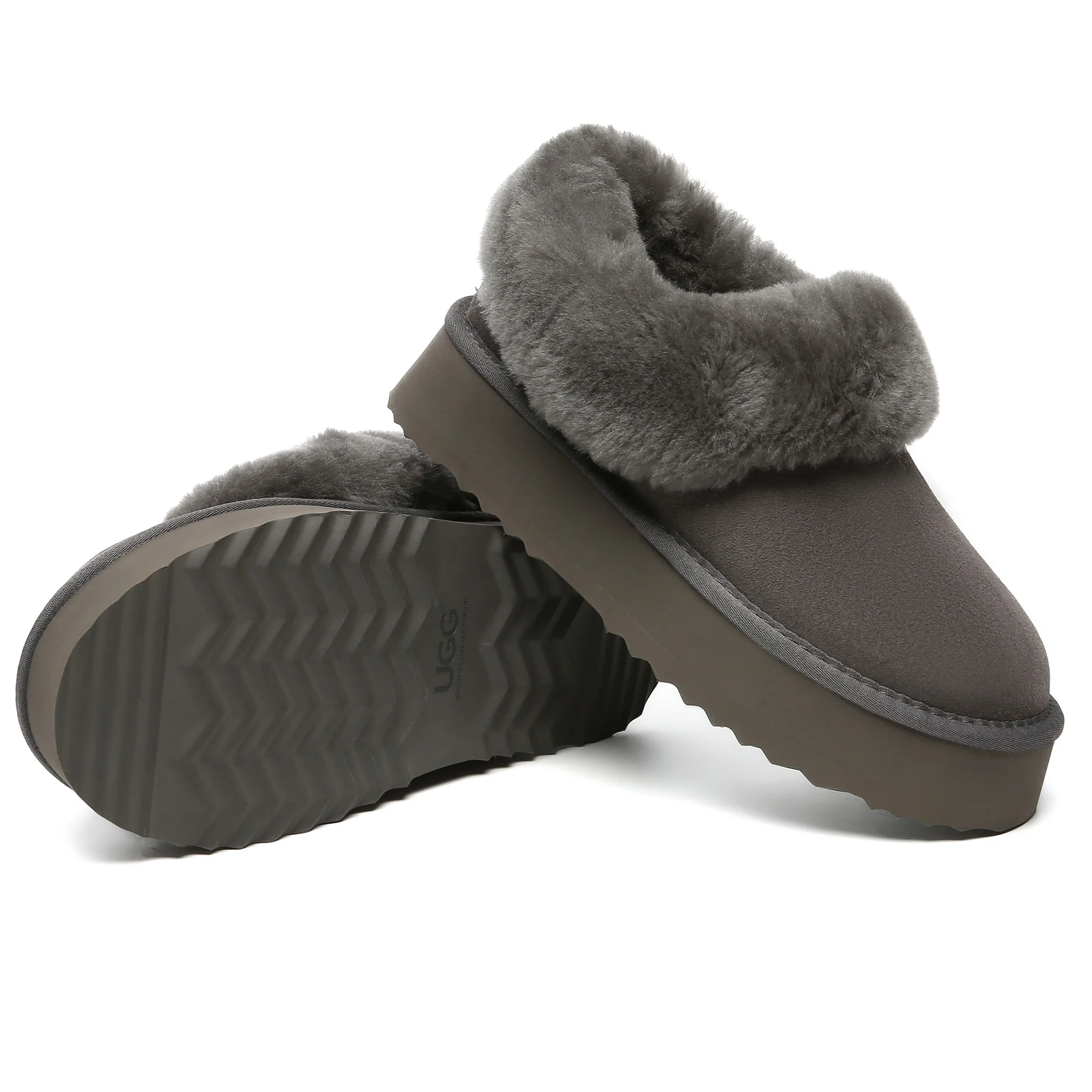 Claire UGG Platform Ankle Slippers - Image 27