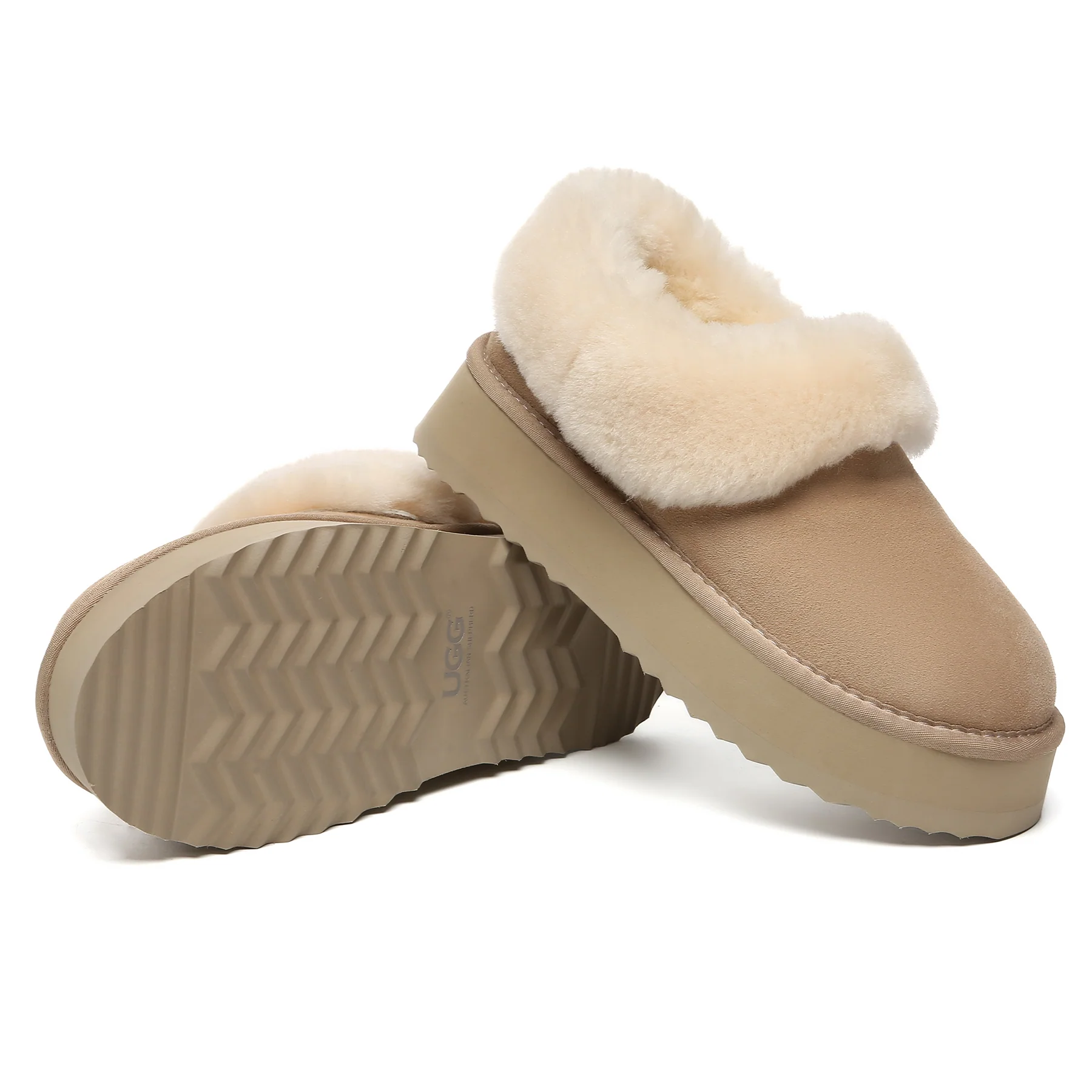 Claire UGG Platform Ankle Slippers - Image 34