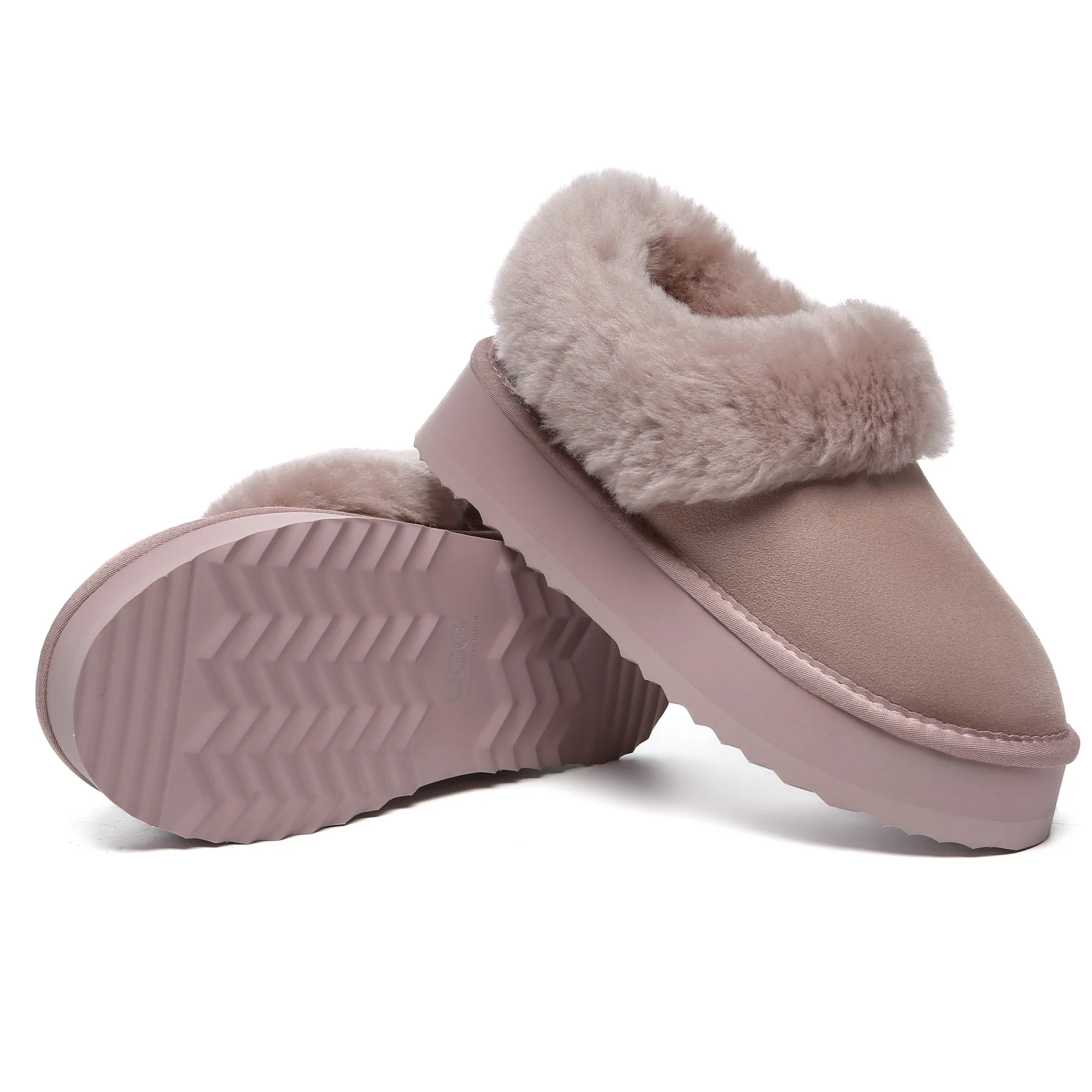 Claire UGG Platform Ankle Slippers - Image 7