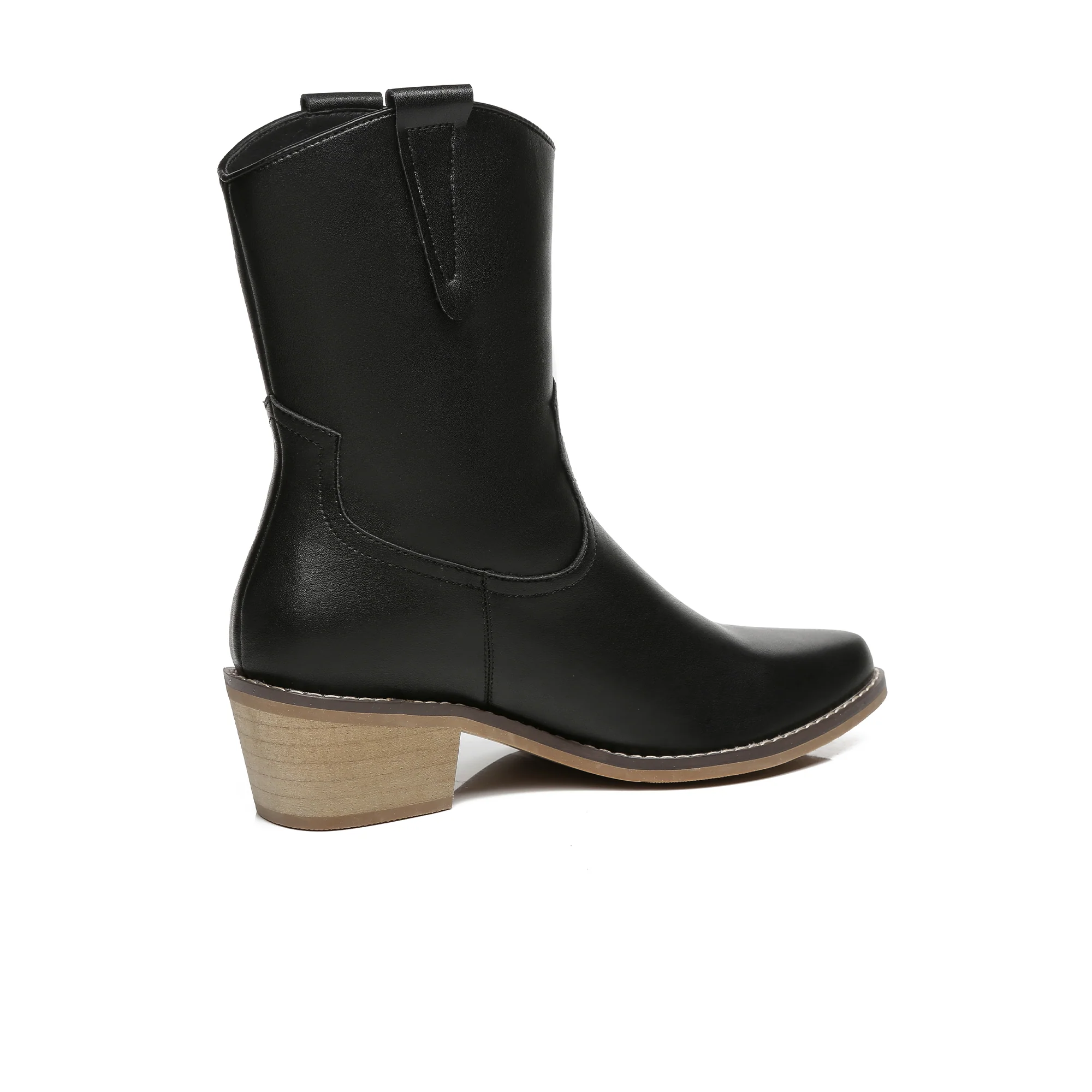 Claudina Cowgirl Leather Boots - Image 7