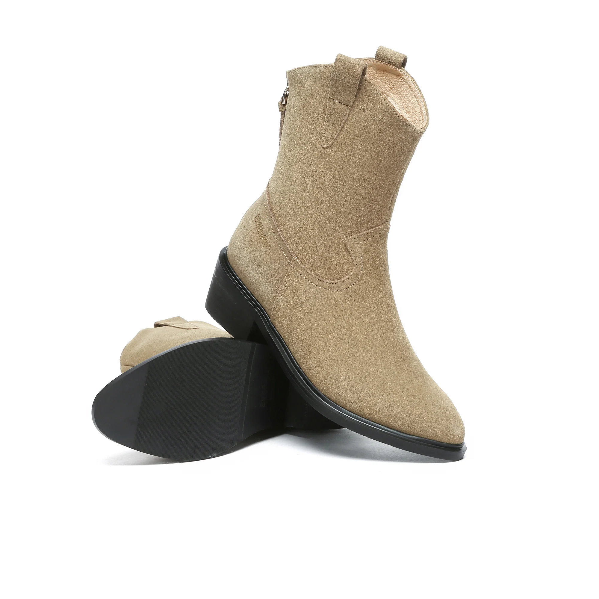 Claudina Cowgirl Suede Boots - Image 10