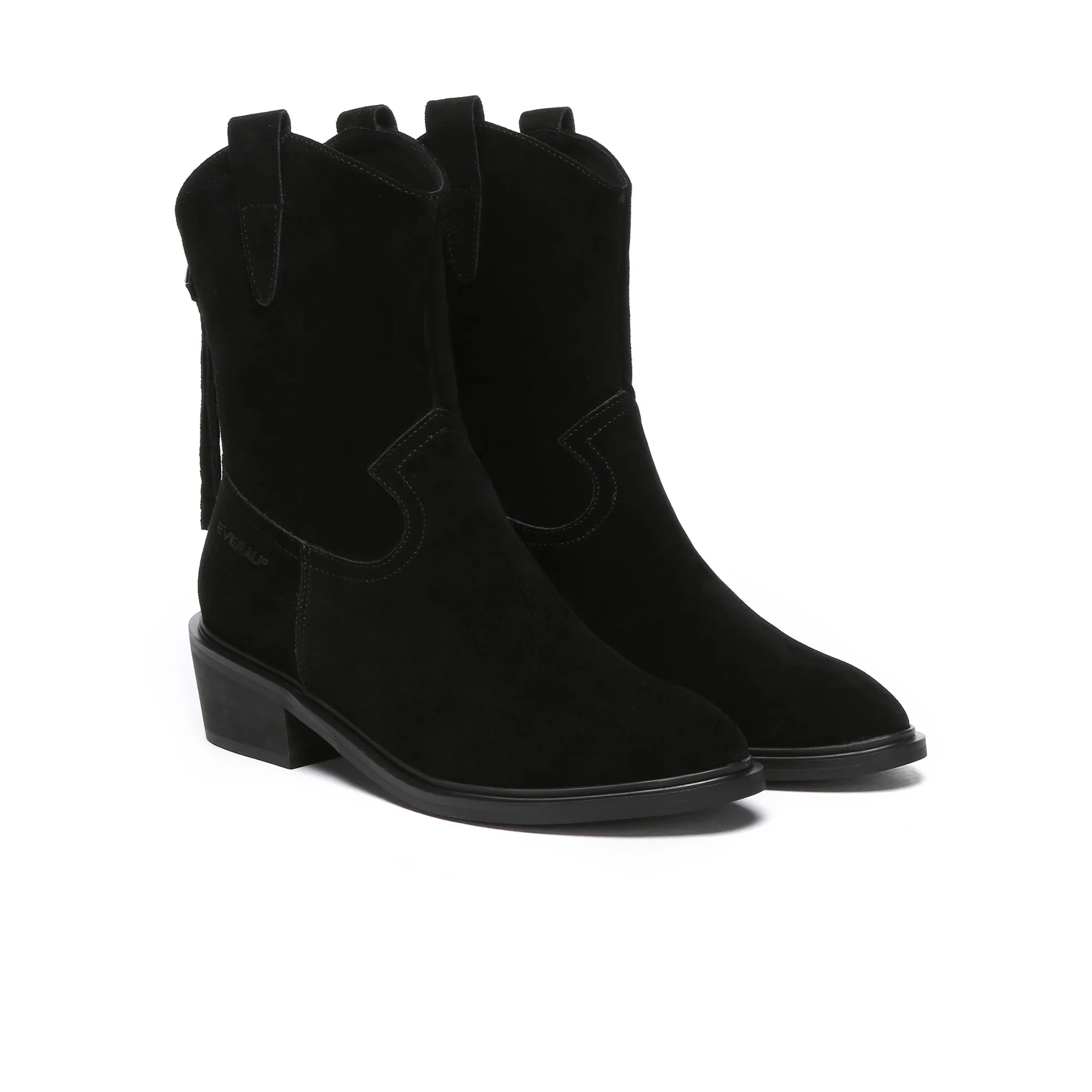 Claudina Cowgirl Suede Boots - Image 4