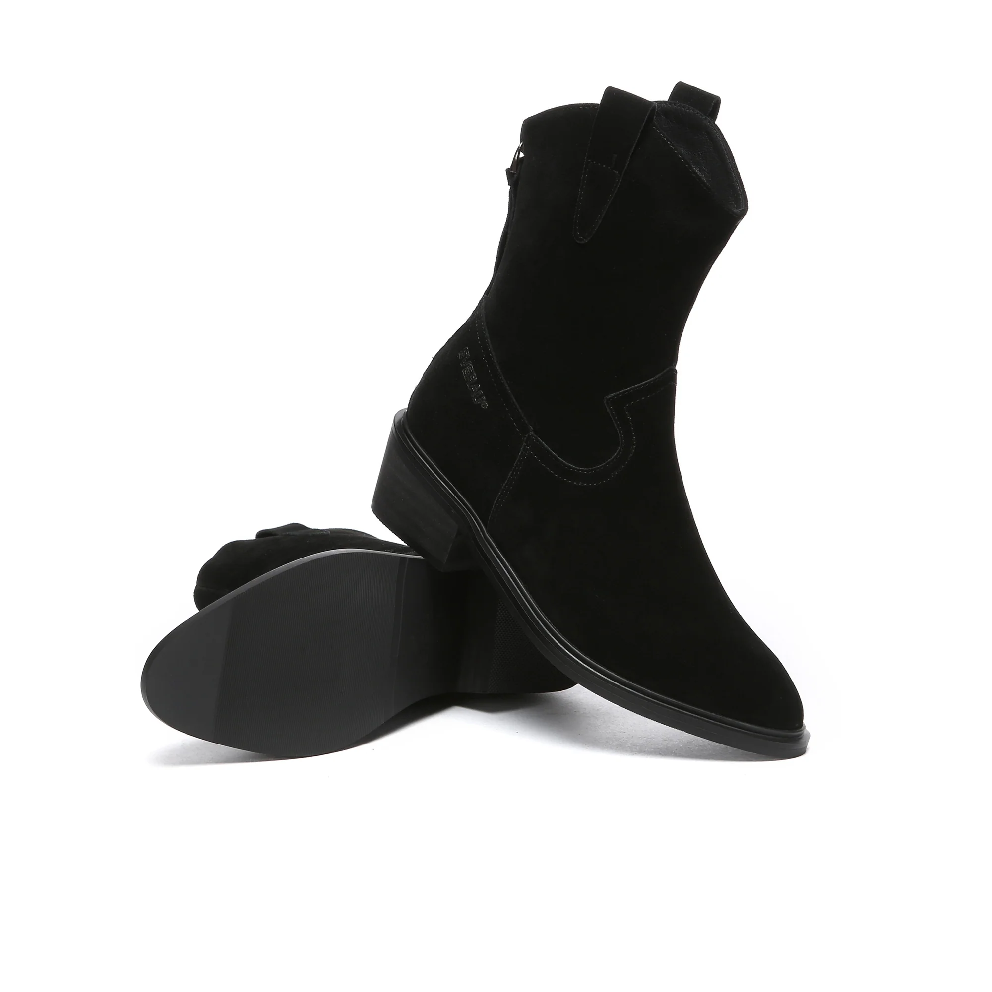 Claudina Cowgirl Suede Boots - Image 5