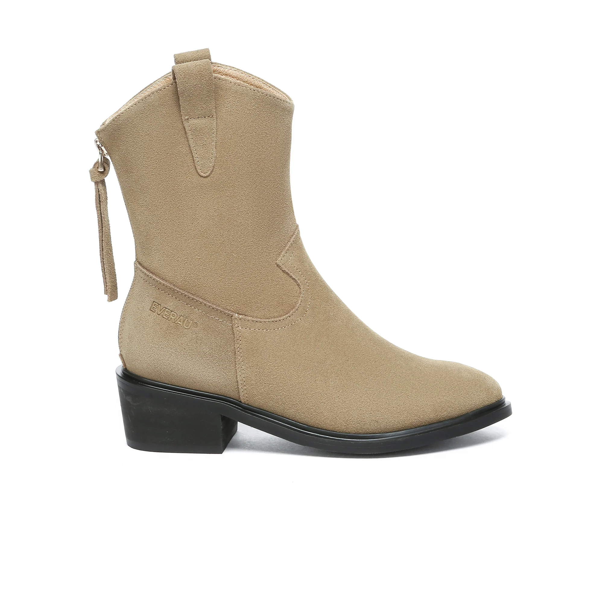 Claudina Cowgirl Suede Boots - Image 6