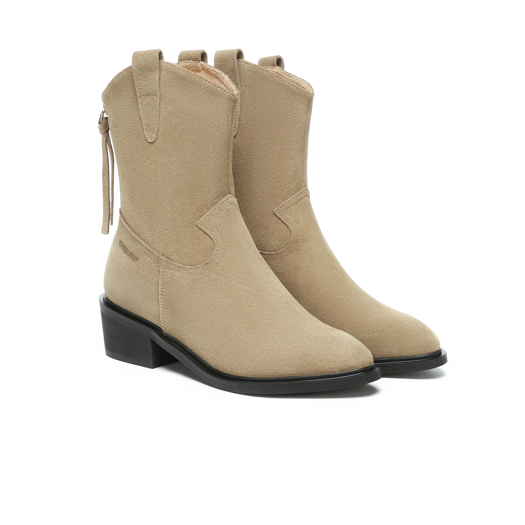 Claudina Cowgirl Suede Boots - Image 9