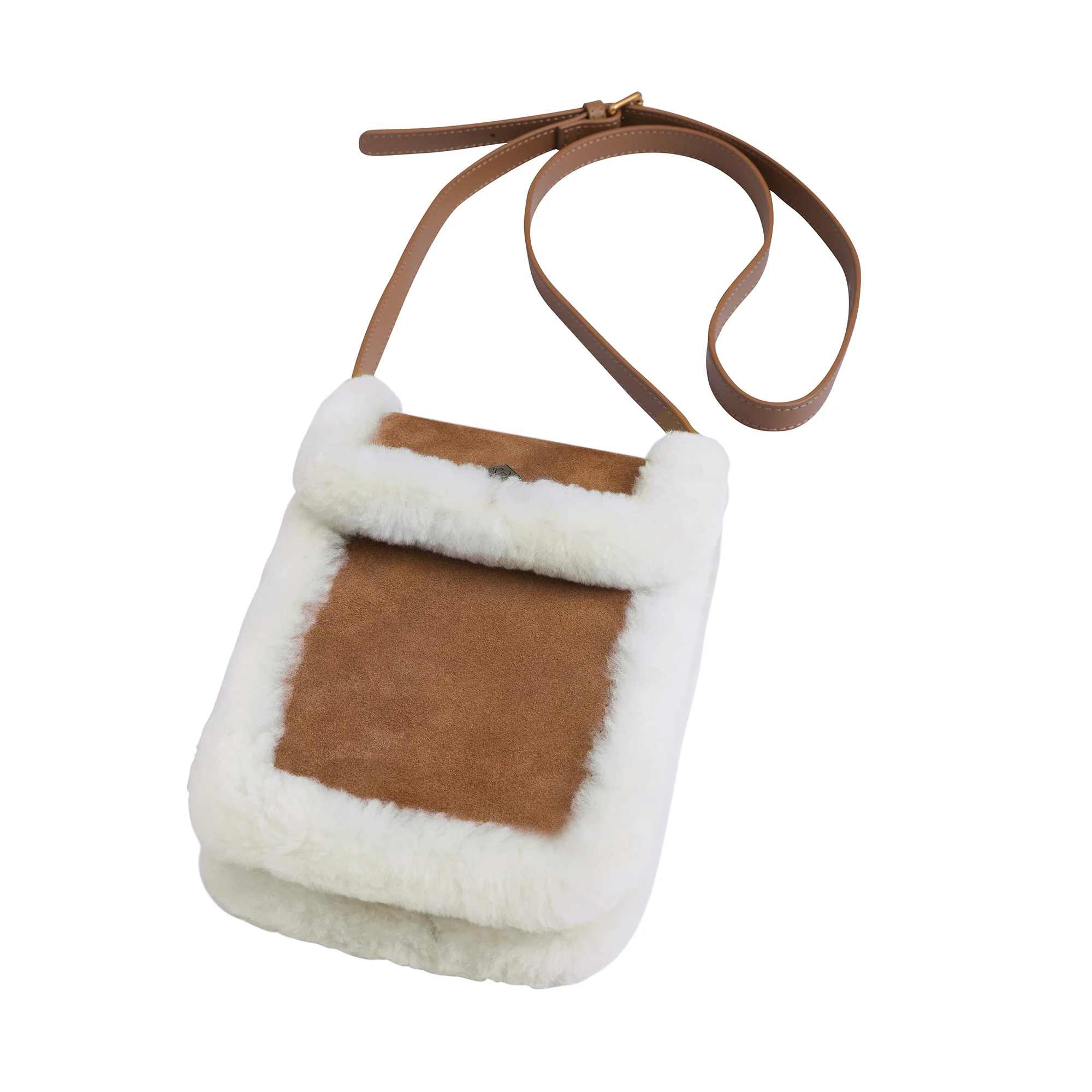 Cleo Sheepskin Cross Body Bag - Image 3