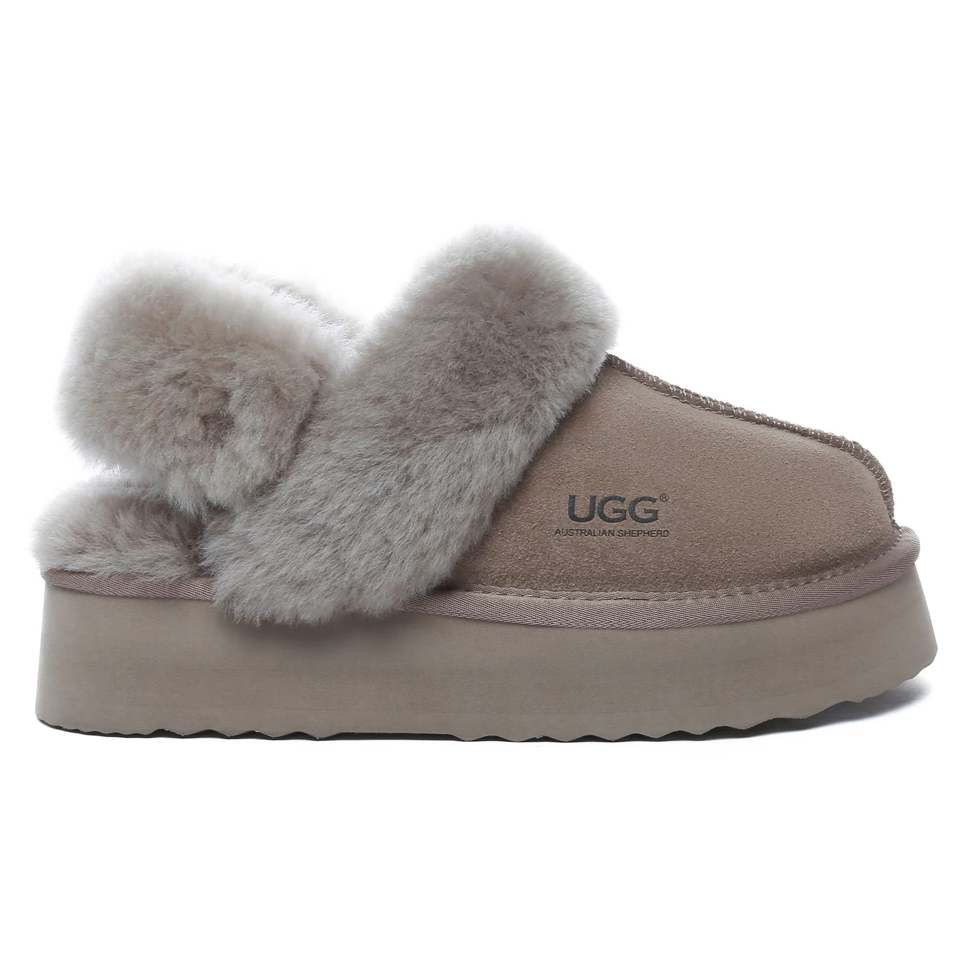 Dua Straps UGG Platform Slippers - Image 11