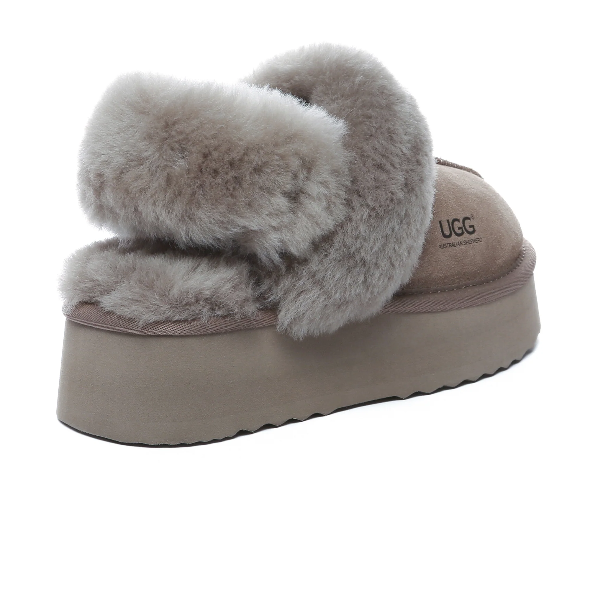 Dua Straps UGG Platform Slippers - Image 12