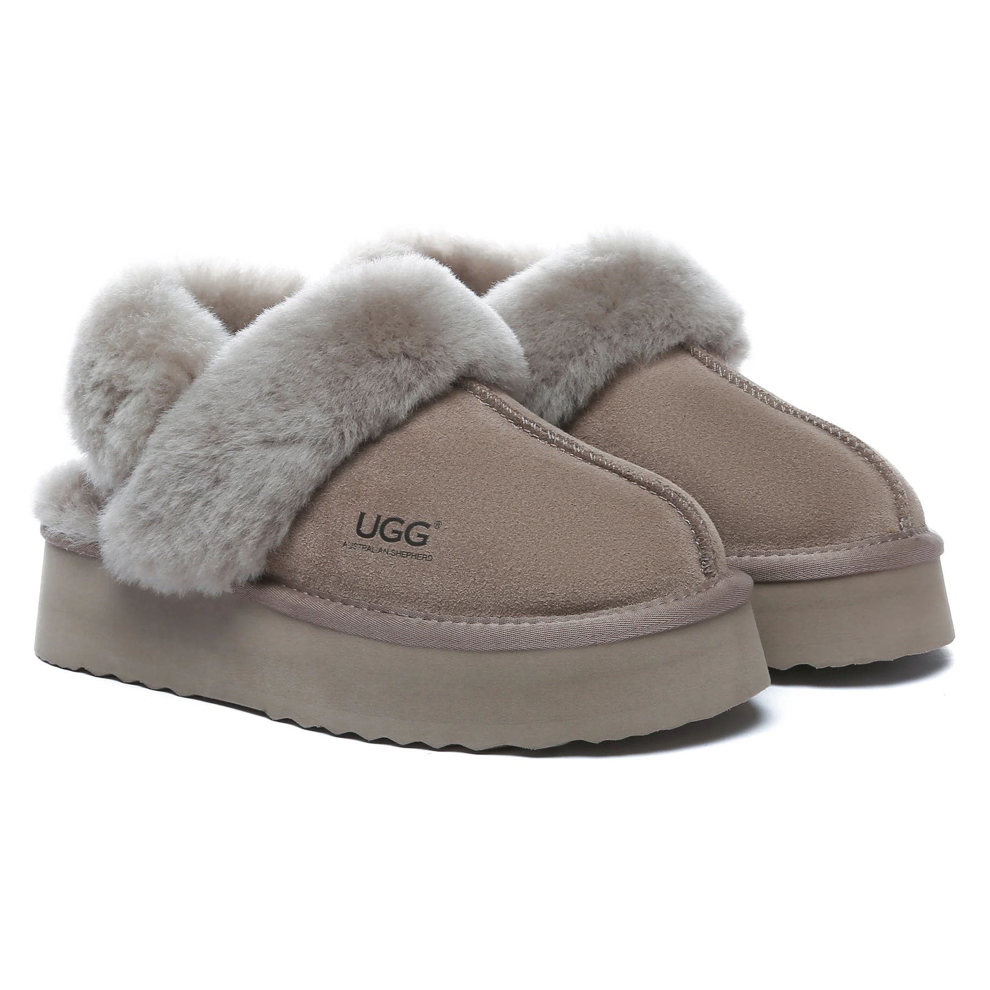 Dua Straps UGG Platform Slippers - Image 14