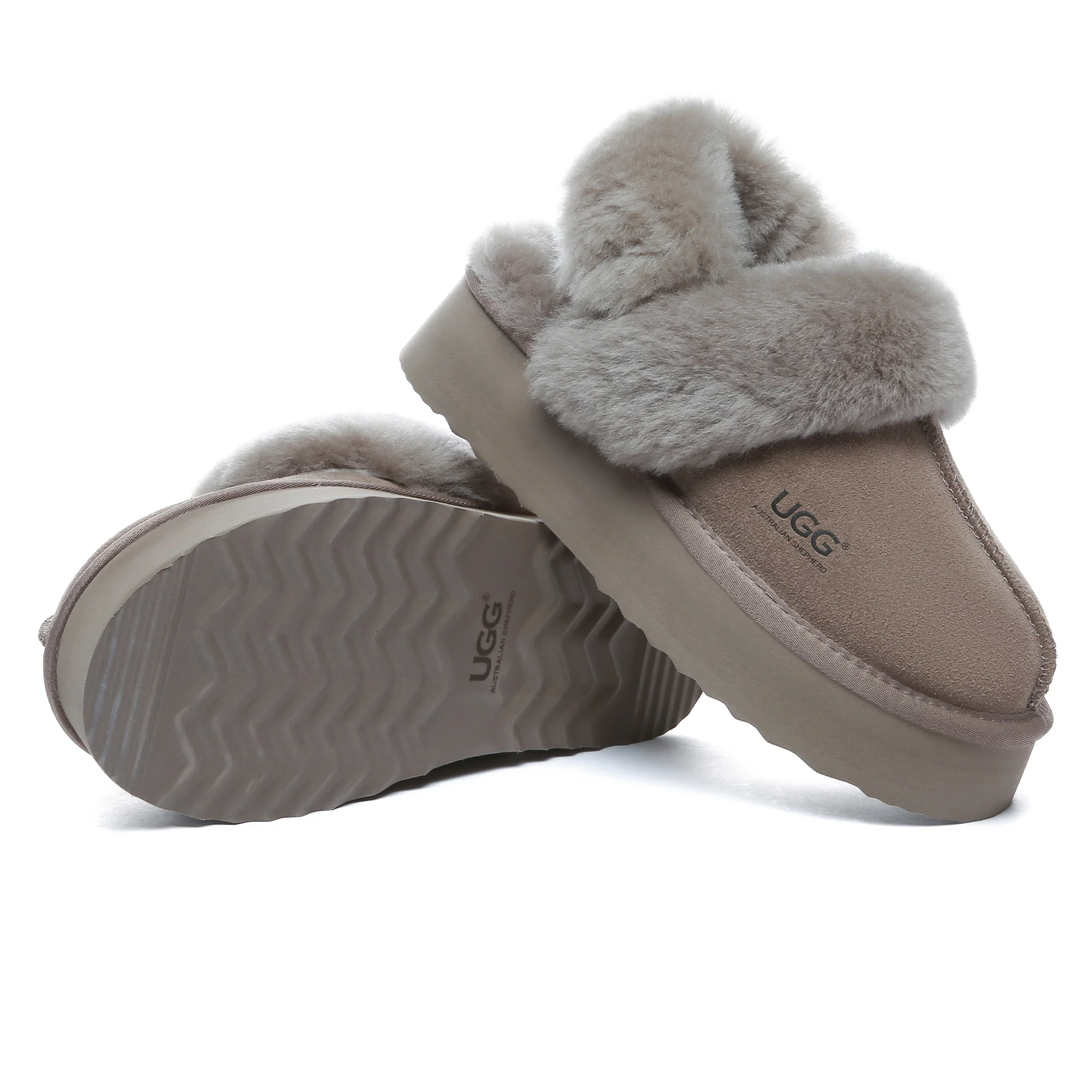 Dua Straps UGG Platform Slippers - Image 15