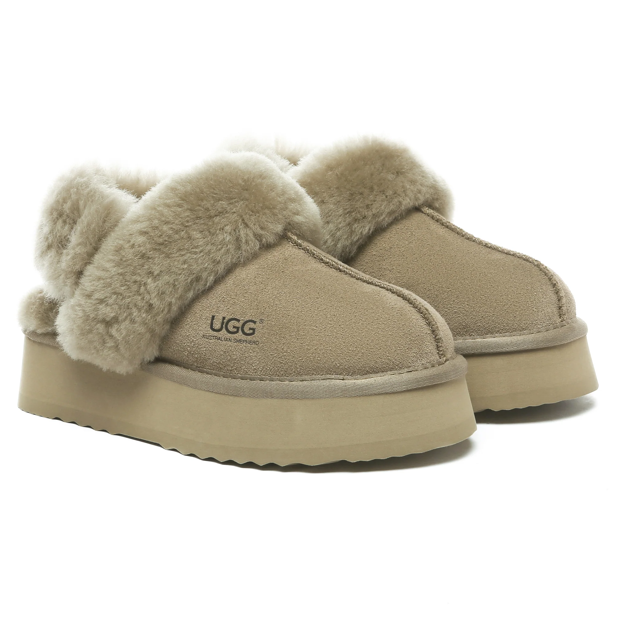 Dua Straps UGG Platform Slippers - Image 18