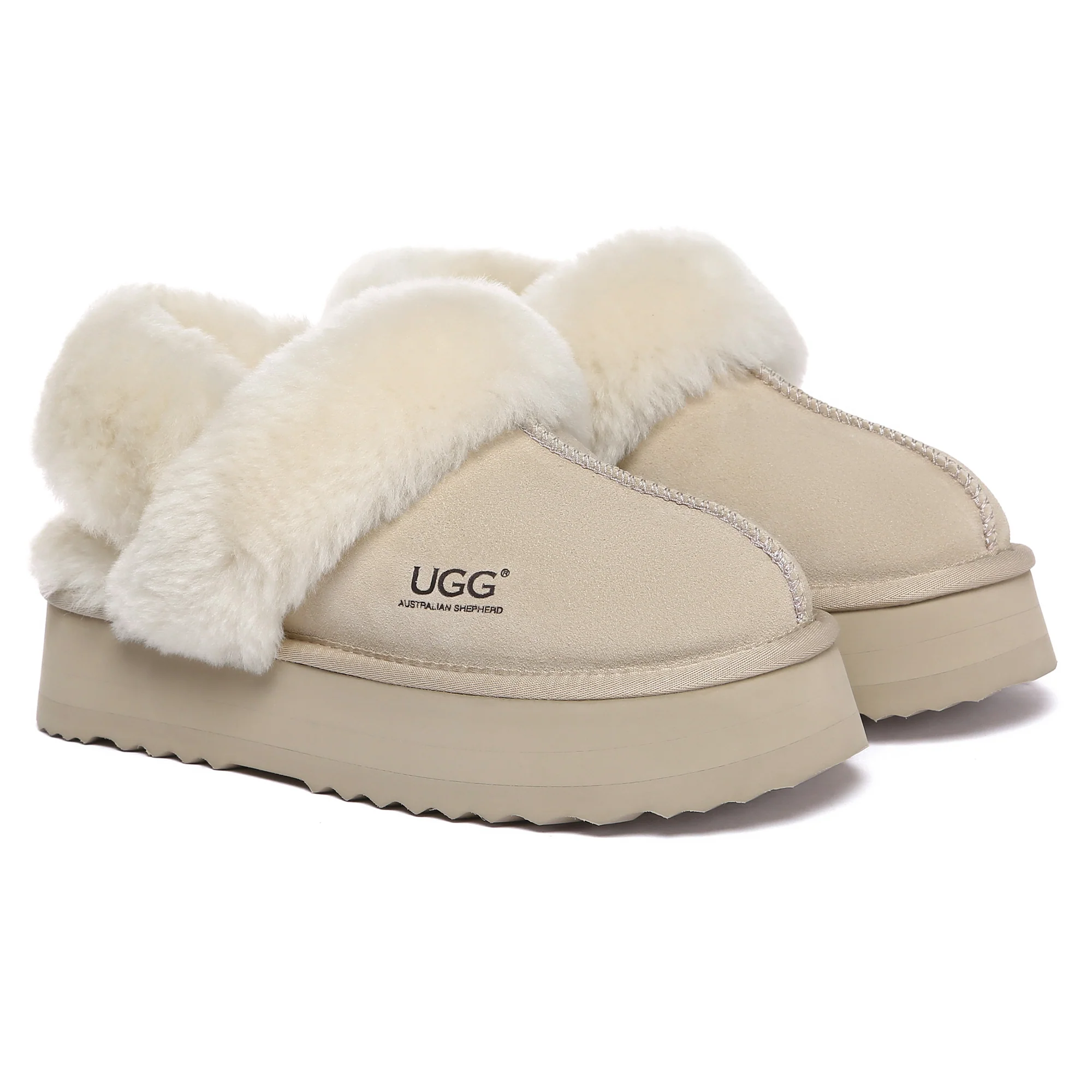 Dua Straps UGG Platform Slippers - Image 38