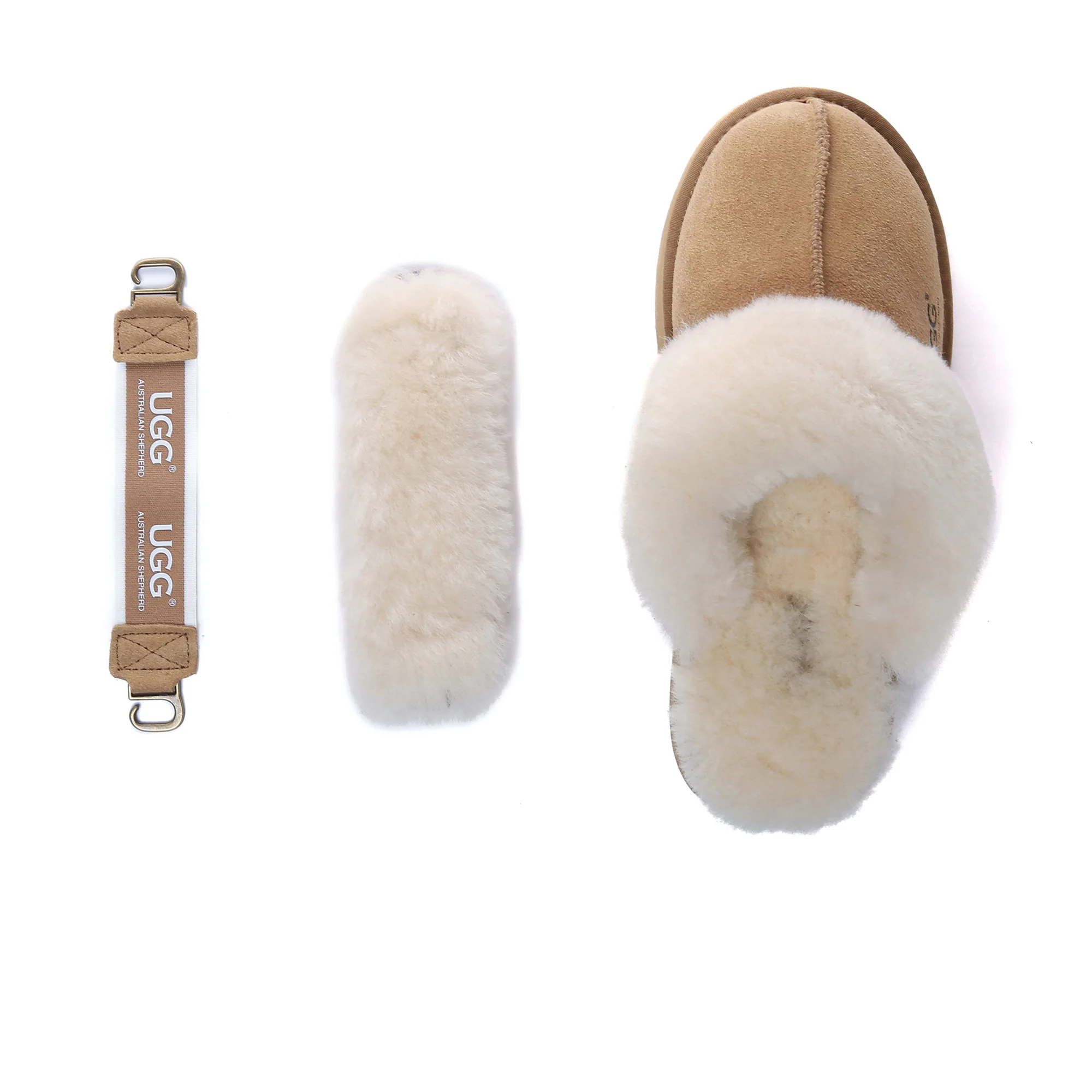 Dua Straps UGG Platform Slippers - Image 4