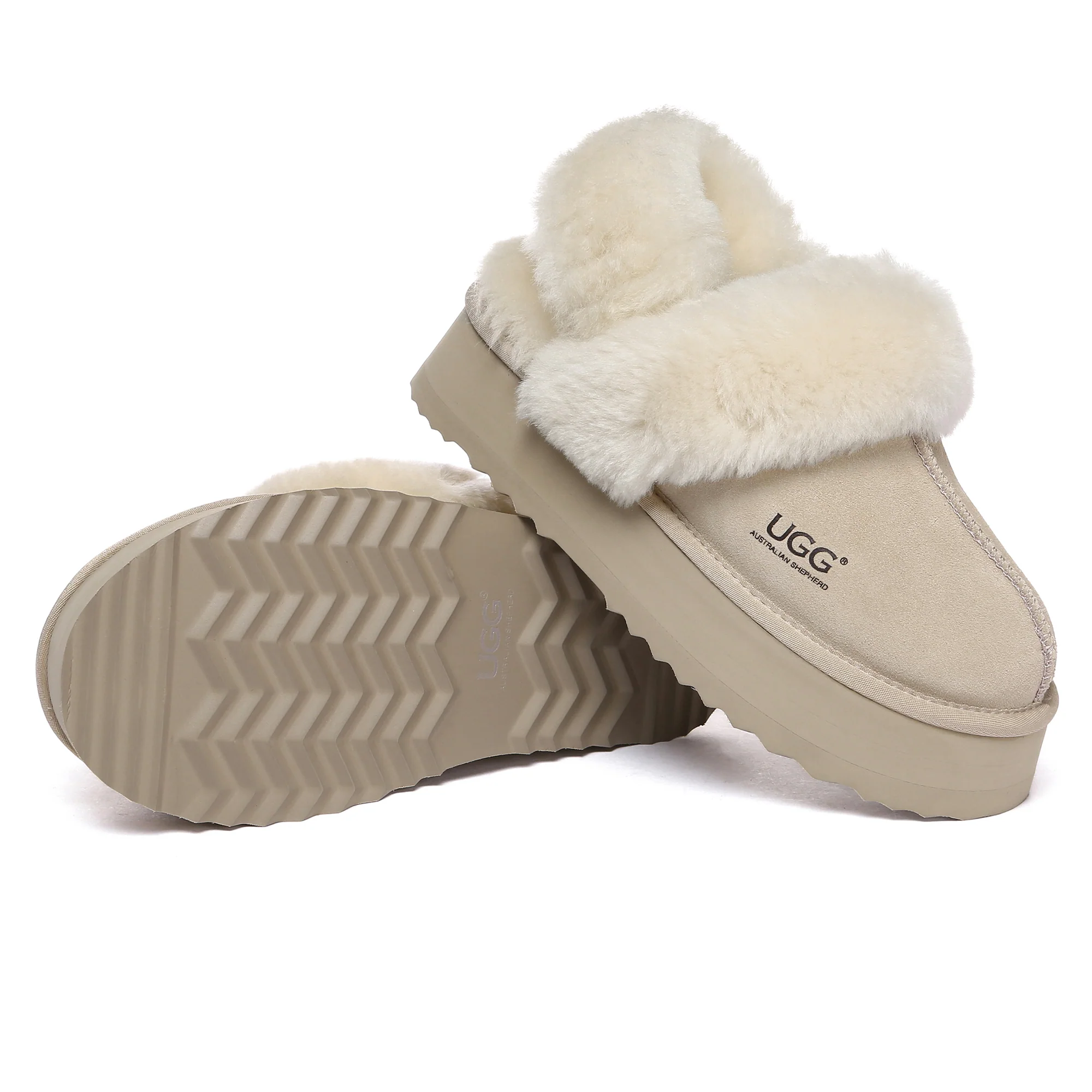 Dua Straps UGG Platform Slippers - Image 40