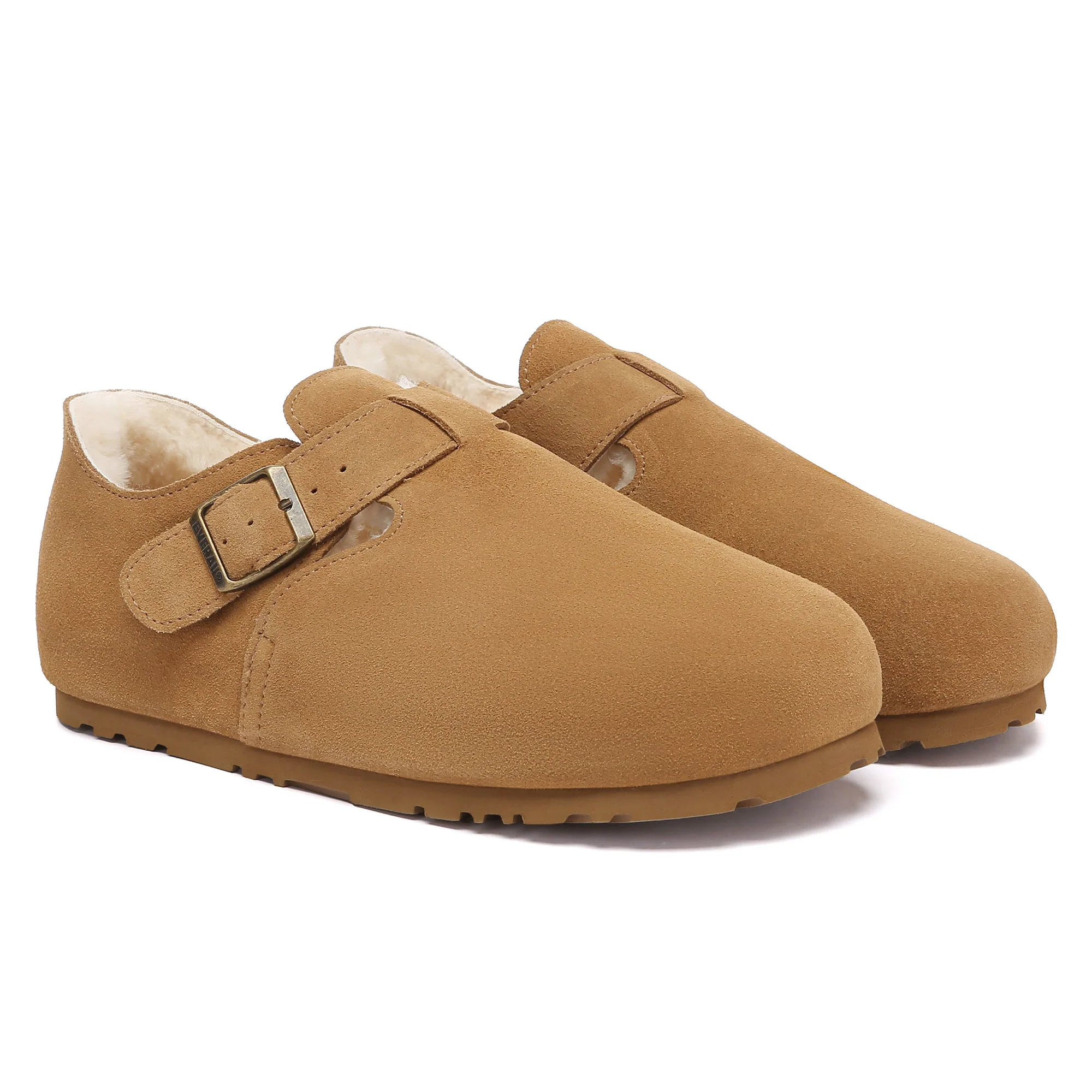 Ever Premium Adjustable Buckle Clog UGG Slippers - Image 4