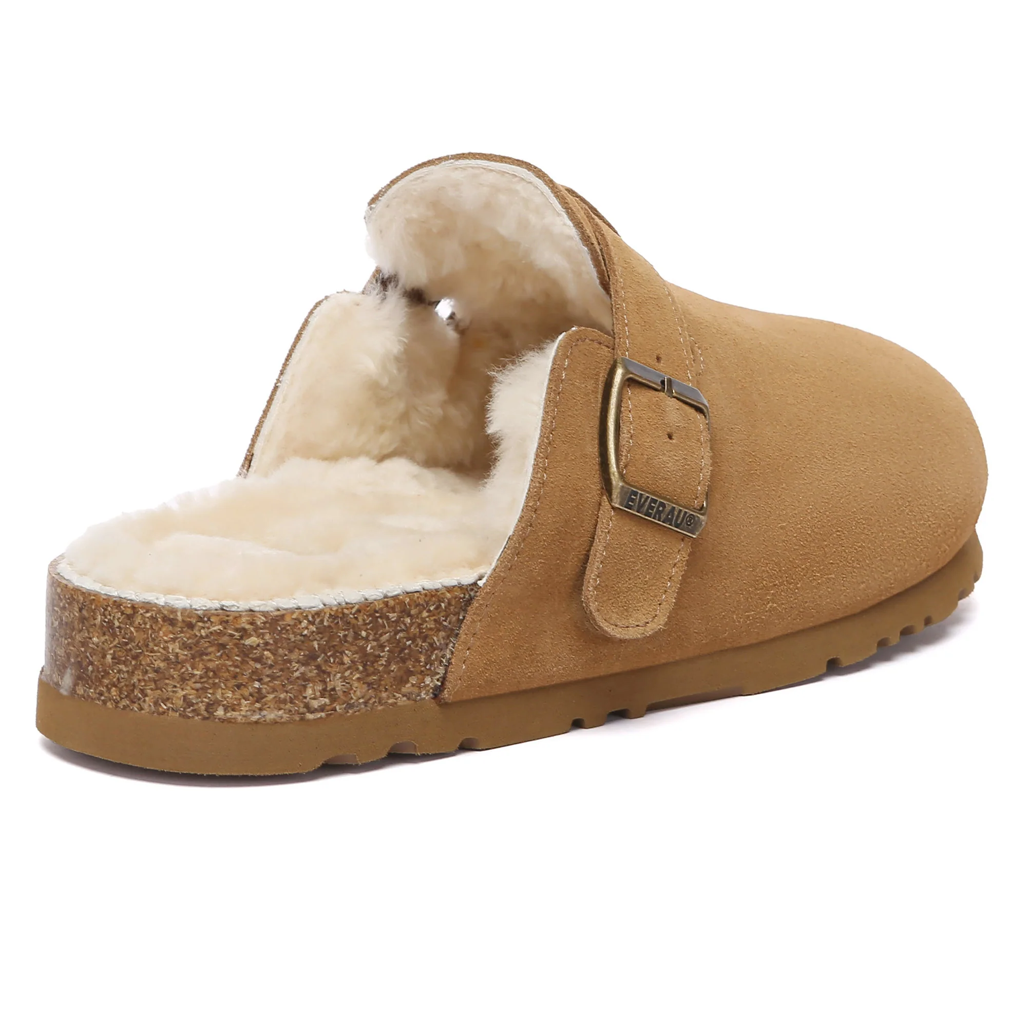 Ever Premium Adjustable Buckle UGG Slides - Image 2