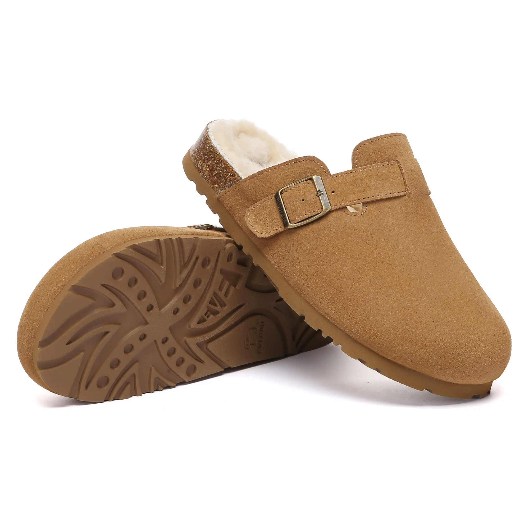 Ever Premium Adjustable Buckle UGG Slides - Image 5