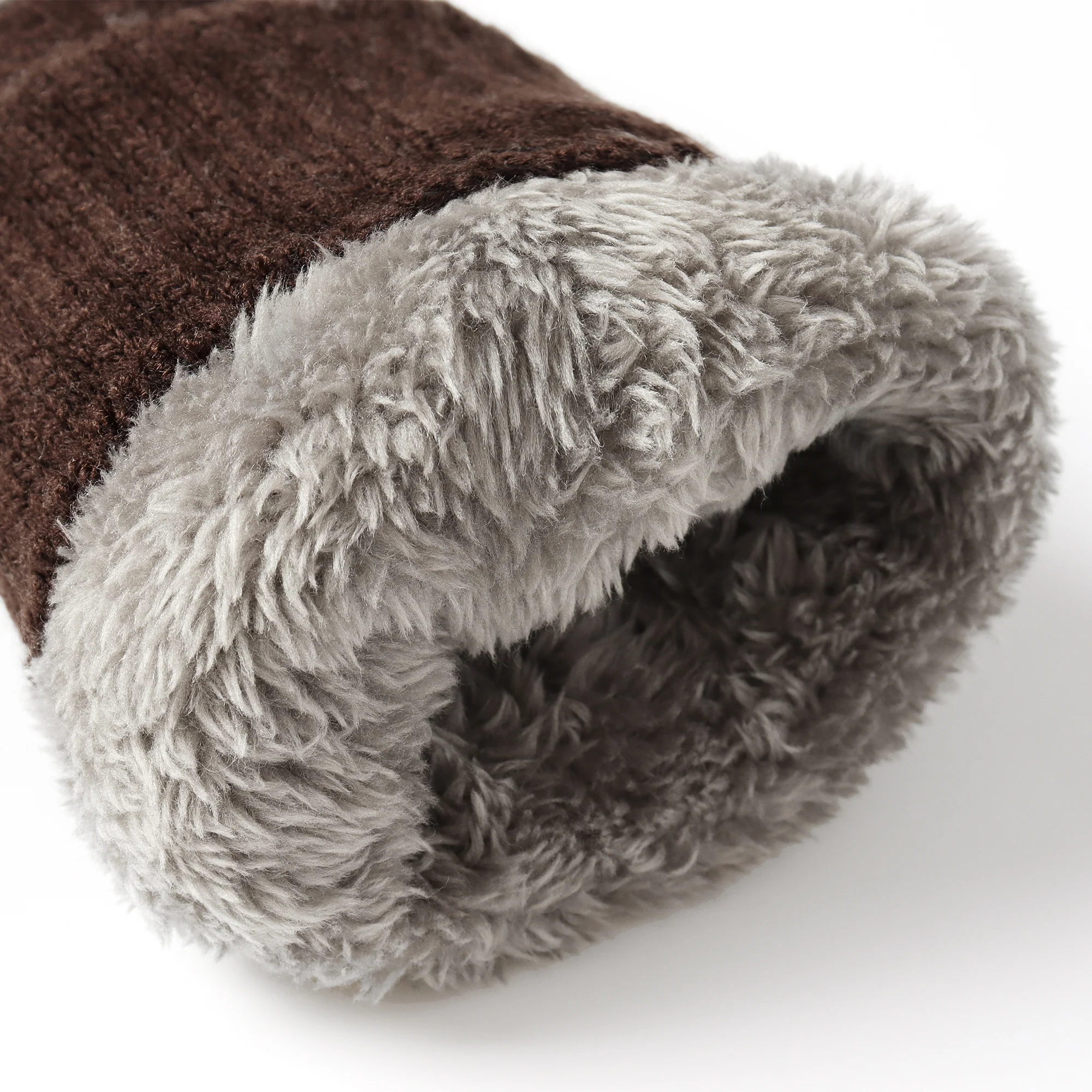Fingerless Ultra Plush Knit Gloves - Image 18