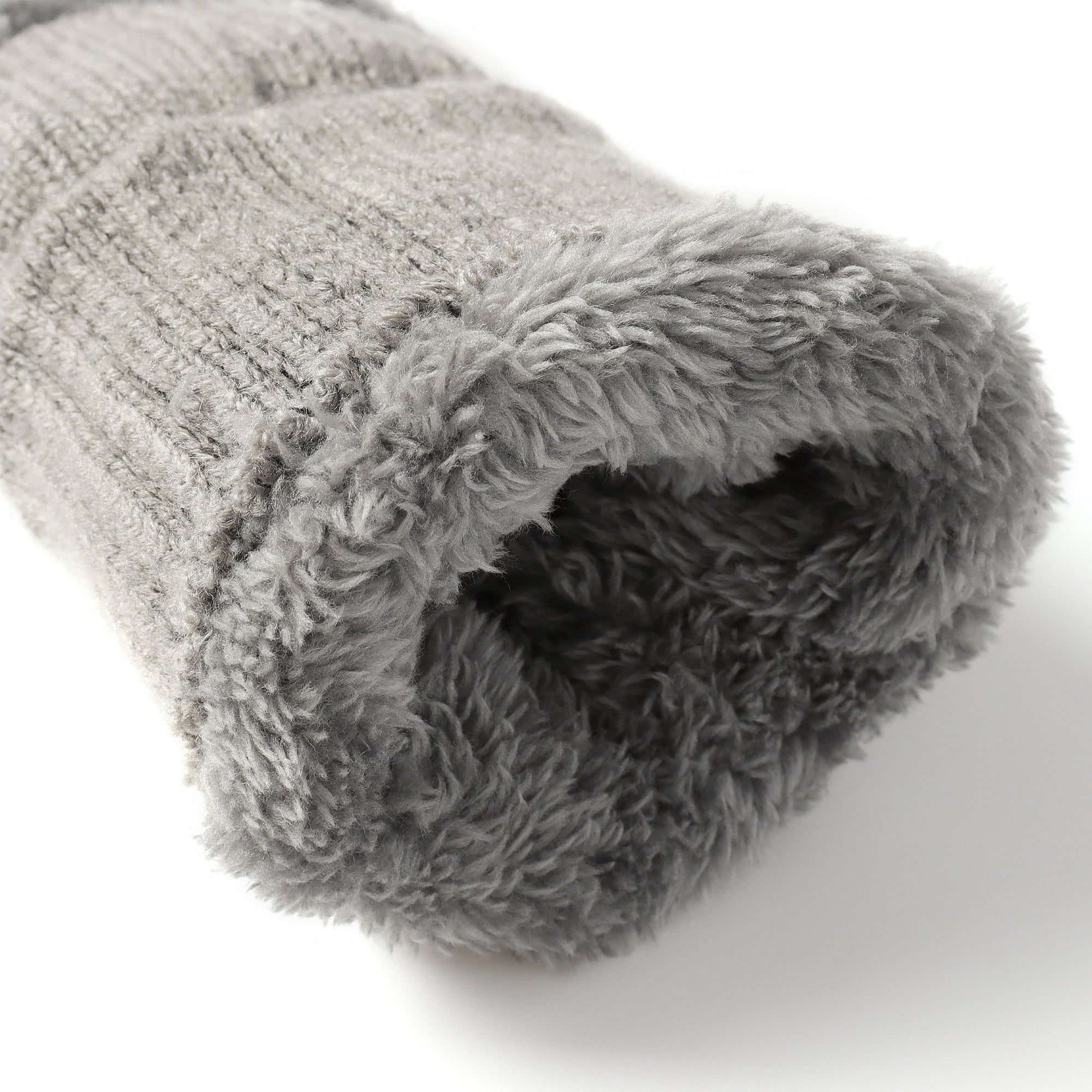 Fingerless Ultra Plush Knit Gloves - Image 24