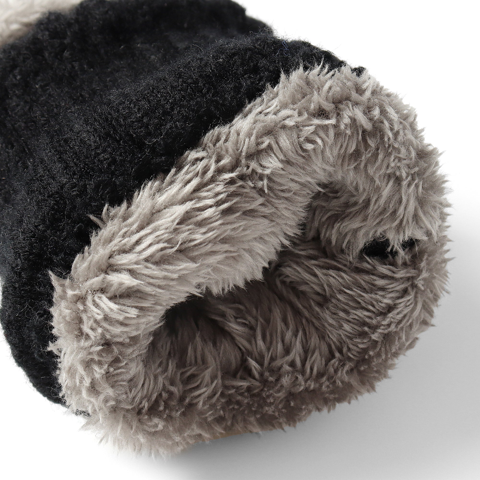 Fingerless Ultra Plush Knit Gloves - Image 6
