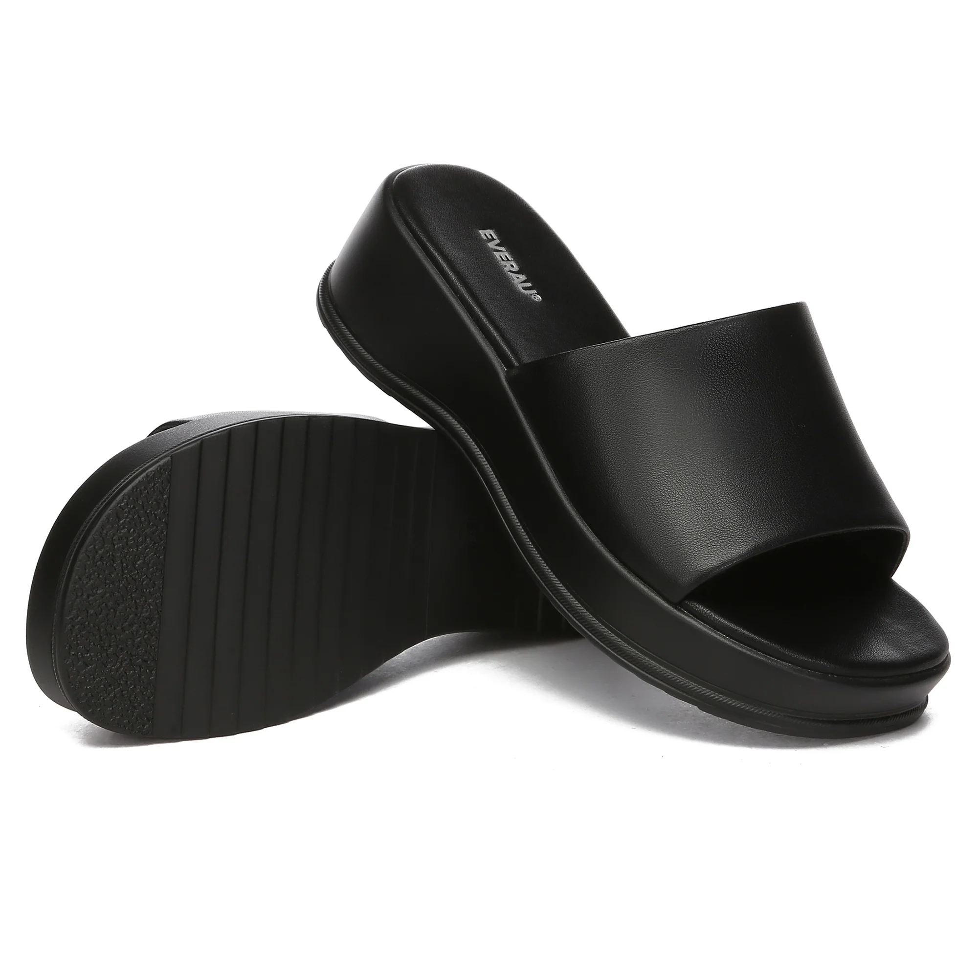 Fiona Classic Summer Wedge Slides - Image 5