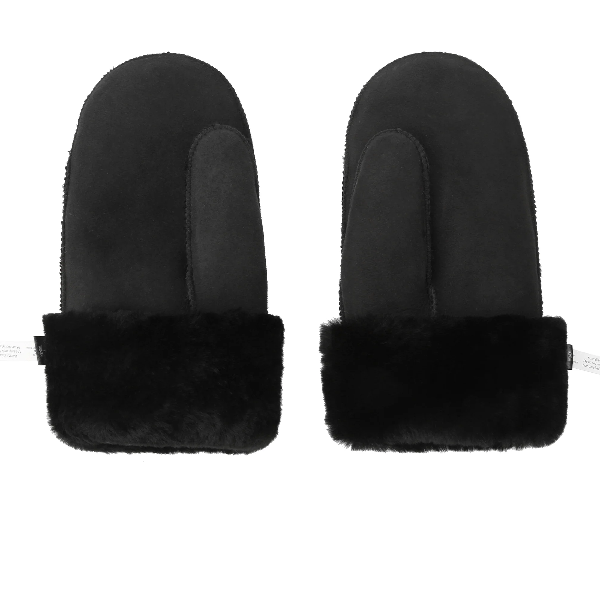 Fluffy Sheepskin UGG Mittens - Image 10