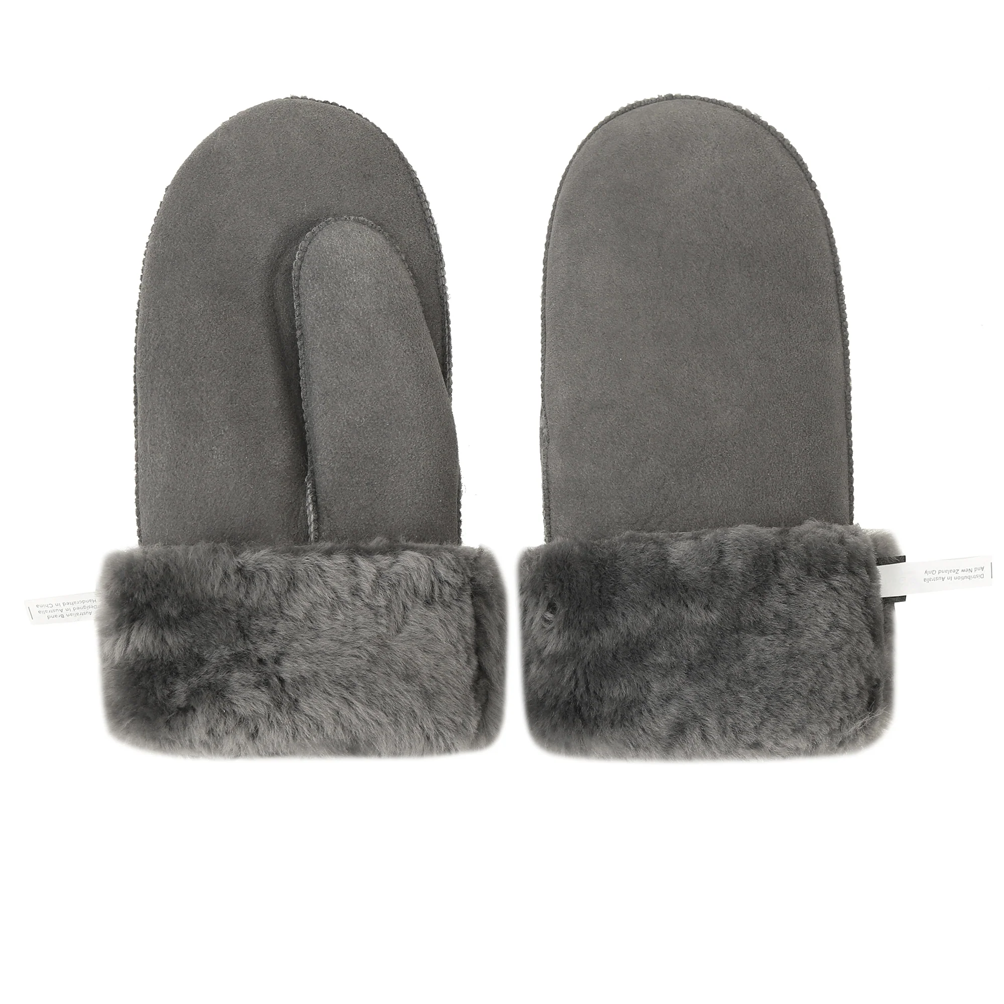 Fluffy Sheepskin UGG Mittens - Image 14