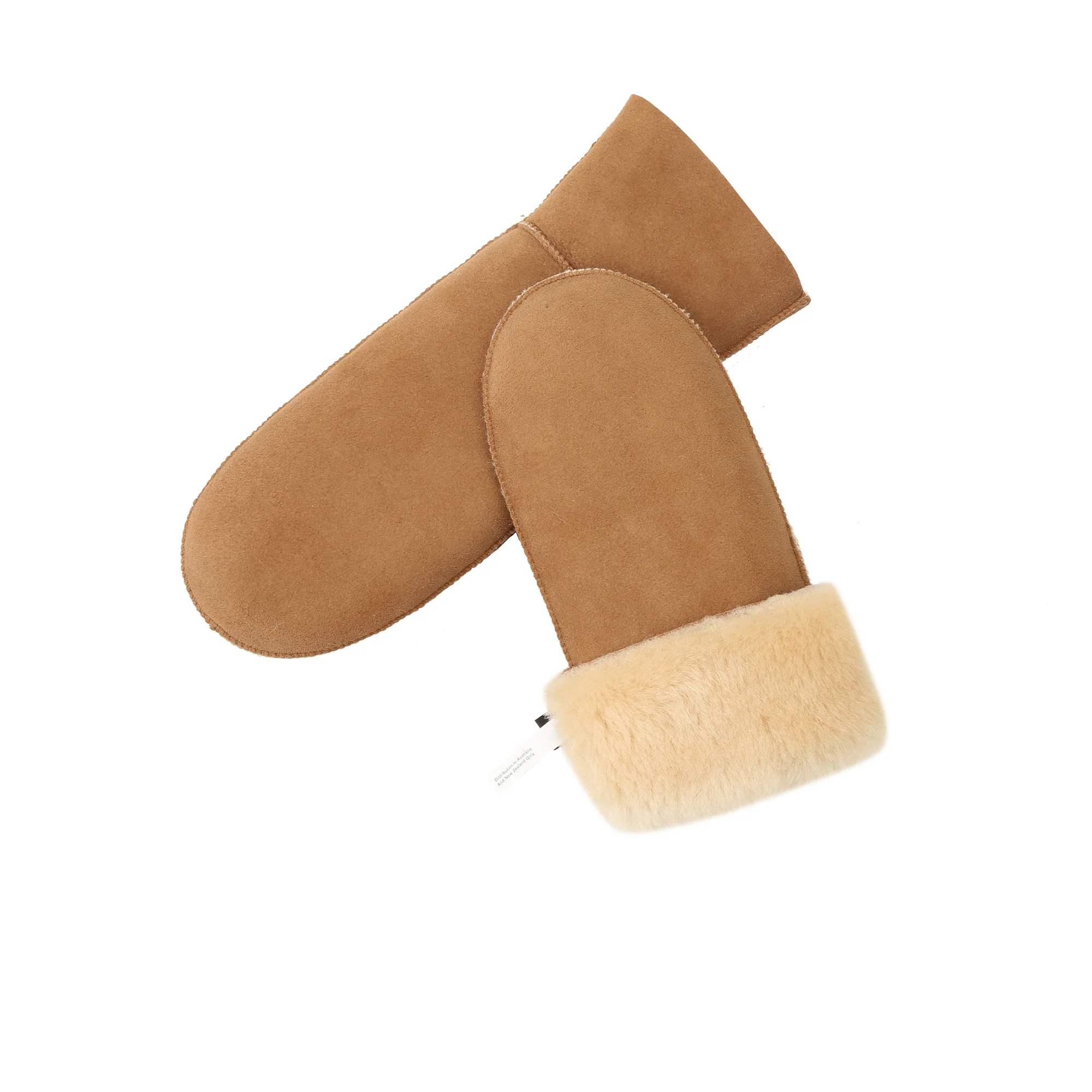 Fluffy Sheepskin UGG Mittens - Image 3