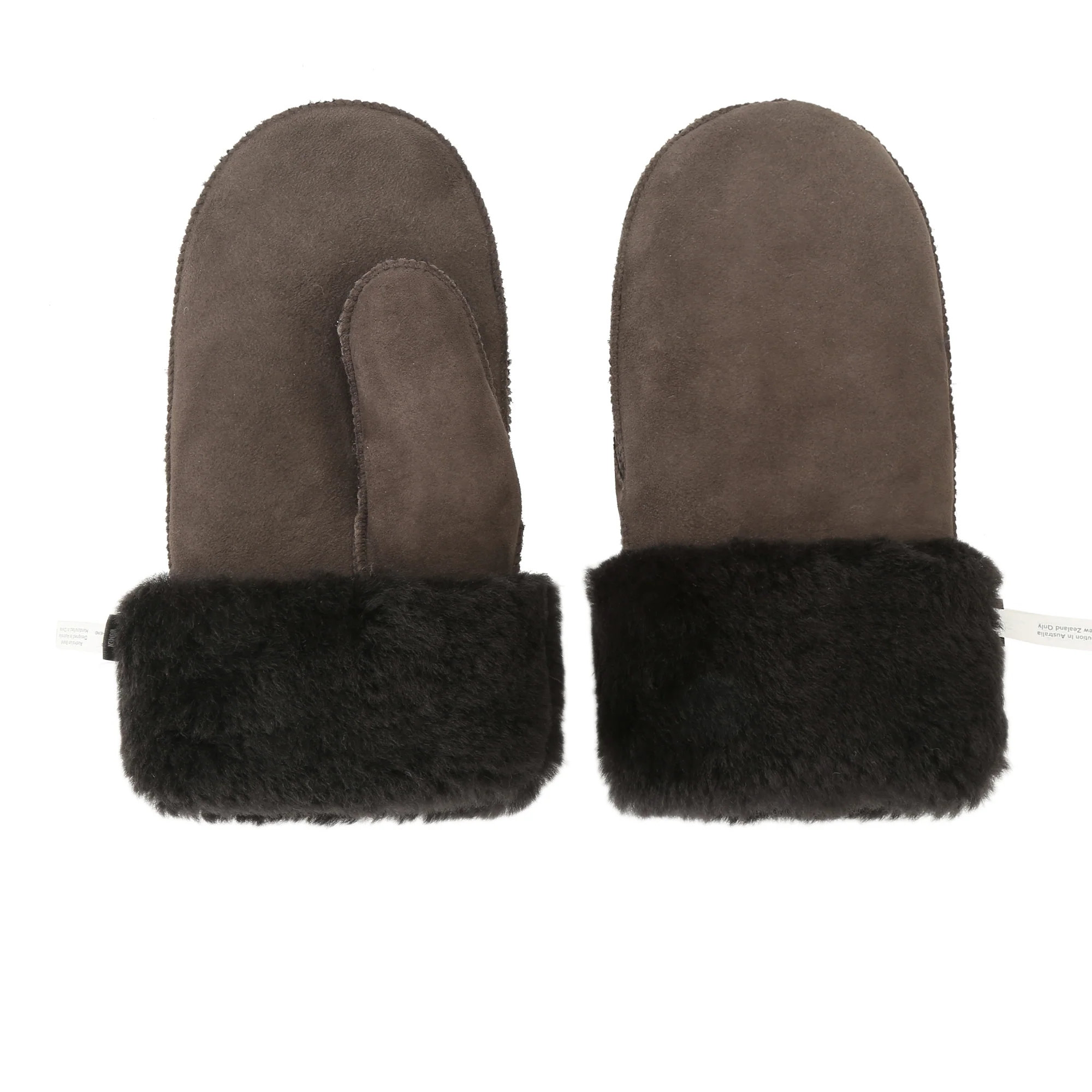 Fluffy Sheepskin UGG Mittens - Image 6