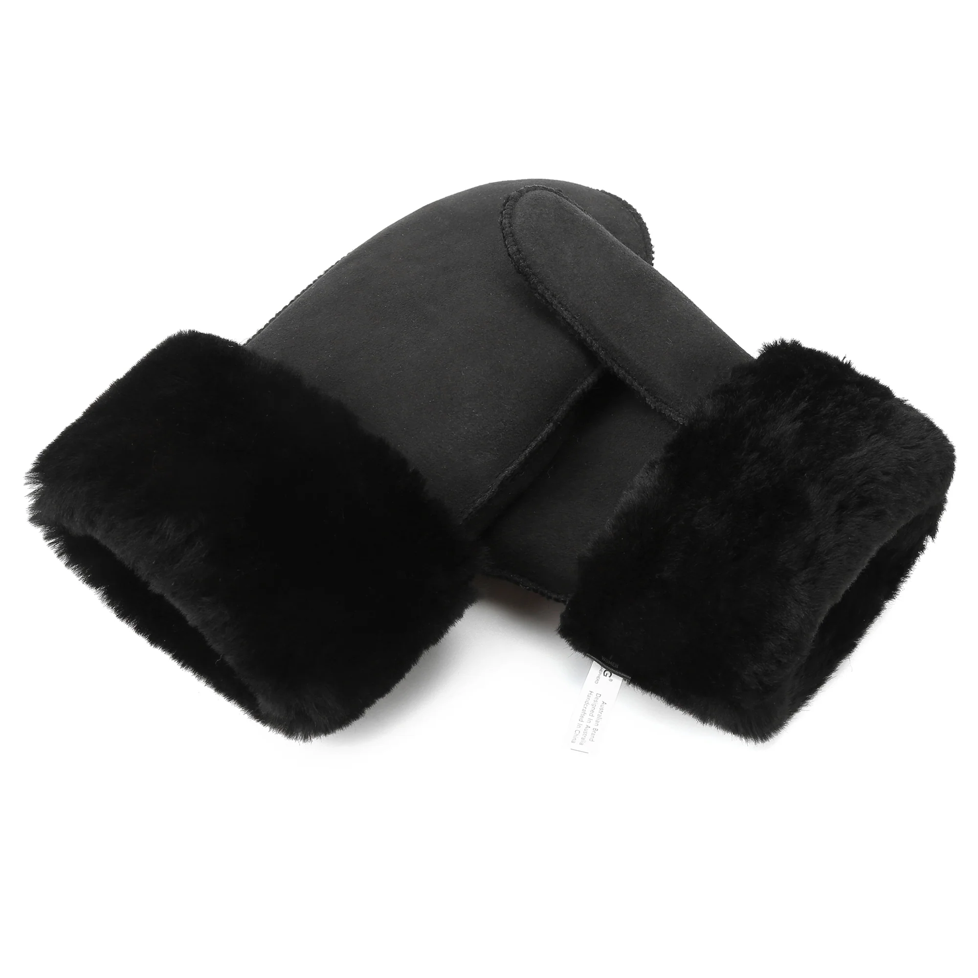 Fluffy Sheepskin UGG Mittens - Image 9