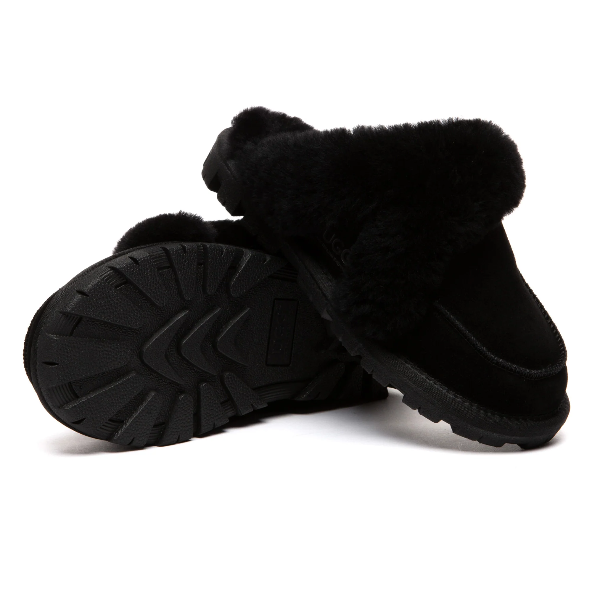 Furry Collar Dorian UGG Slippers - Image 10