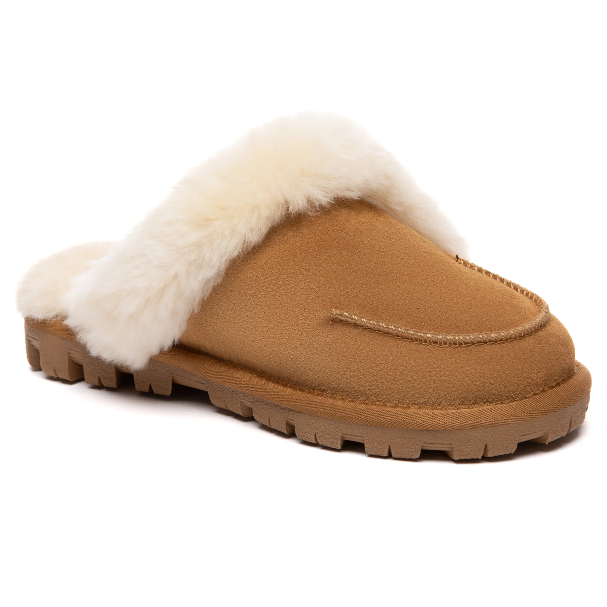 Furry Collar Dorian UGG Slippers - Image 3