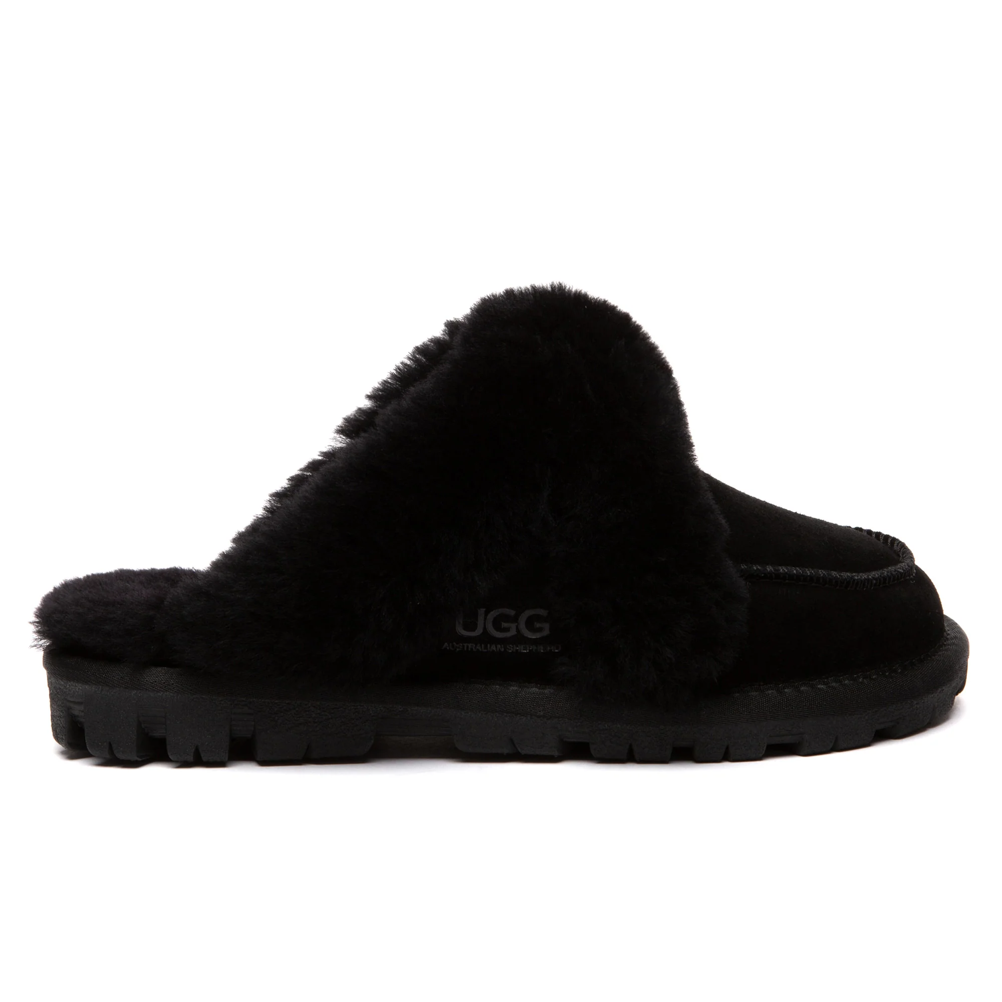 Furry Collar Dorian UGG Slippers - Image 6