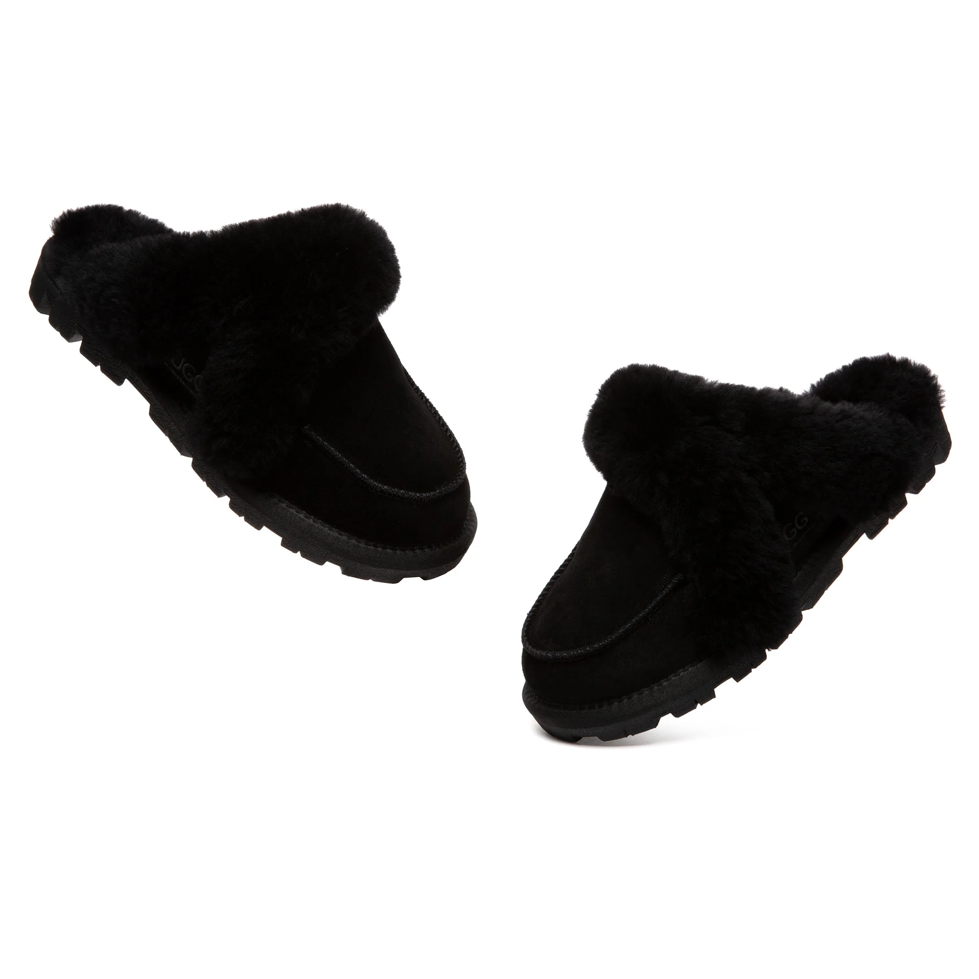 Furry Collar Dorian UGG Slippers - Image 9