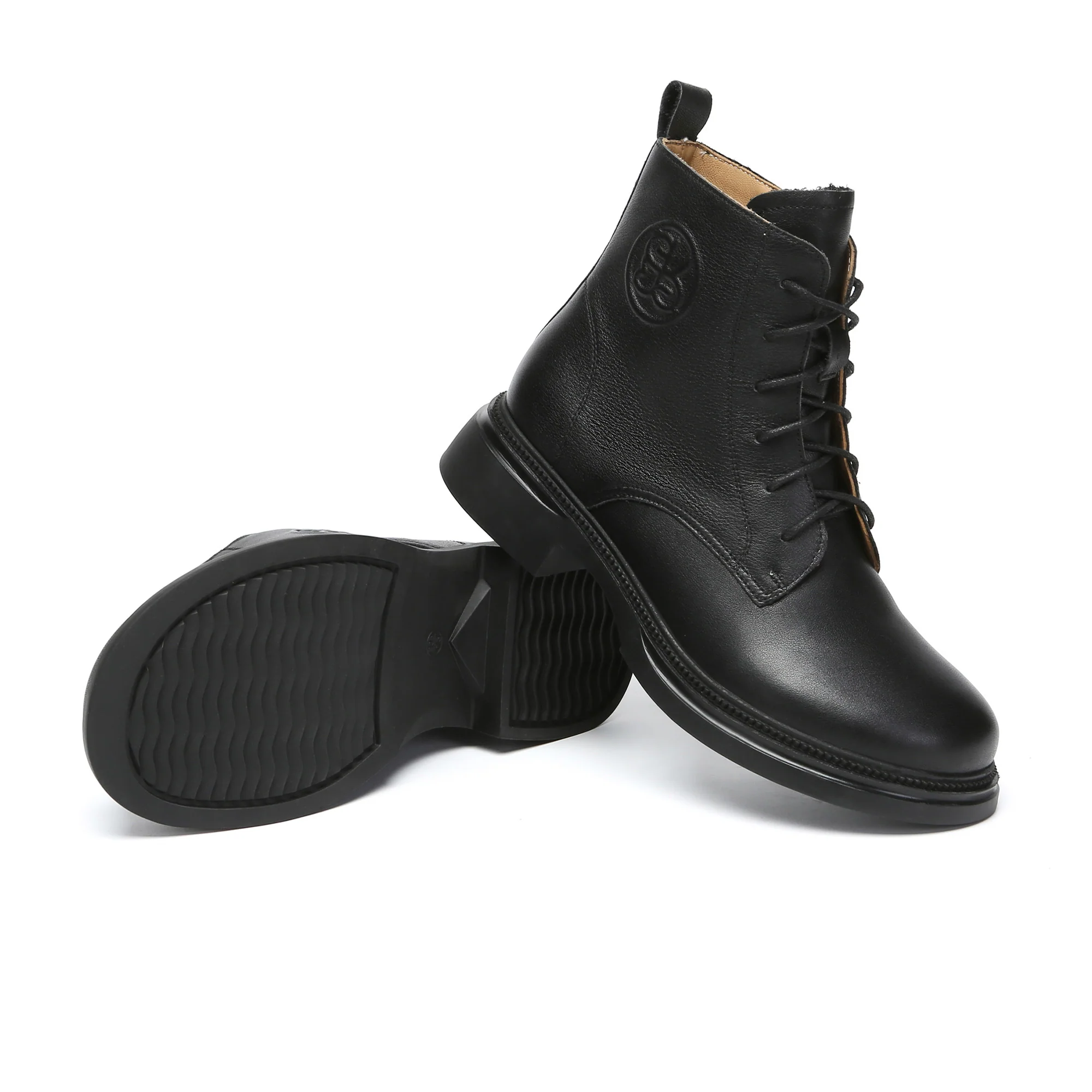 Gabriela Lace-Up Leather Ankle Boots - Image 5
