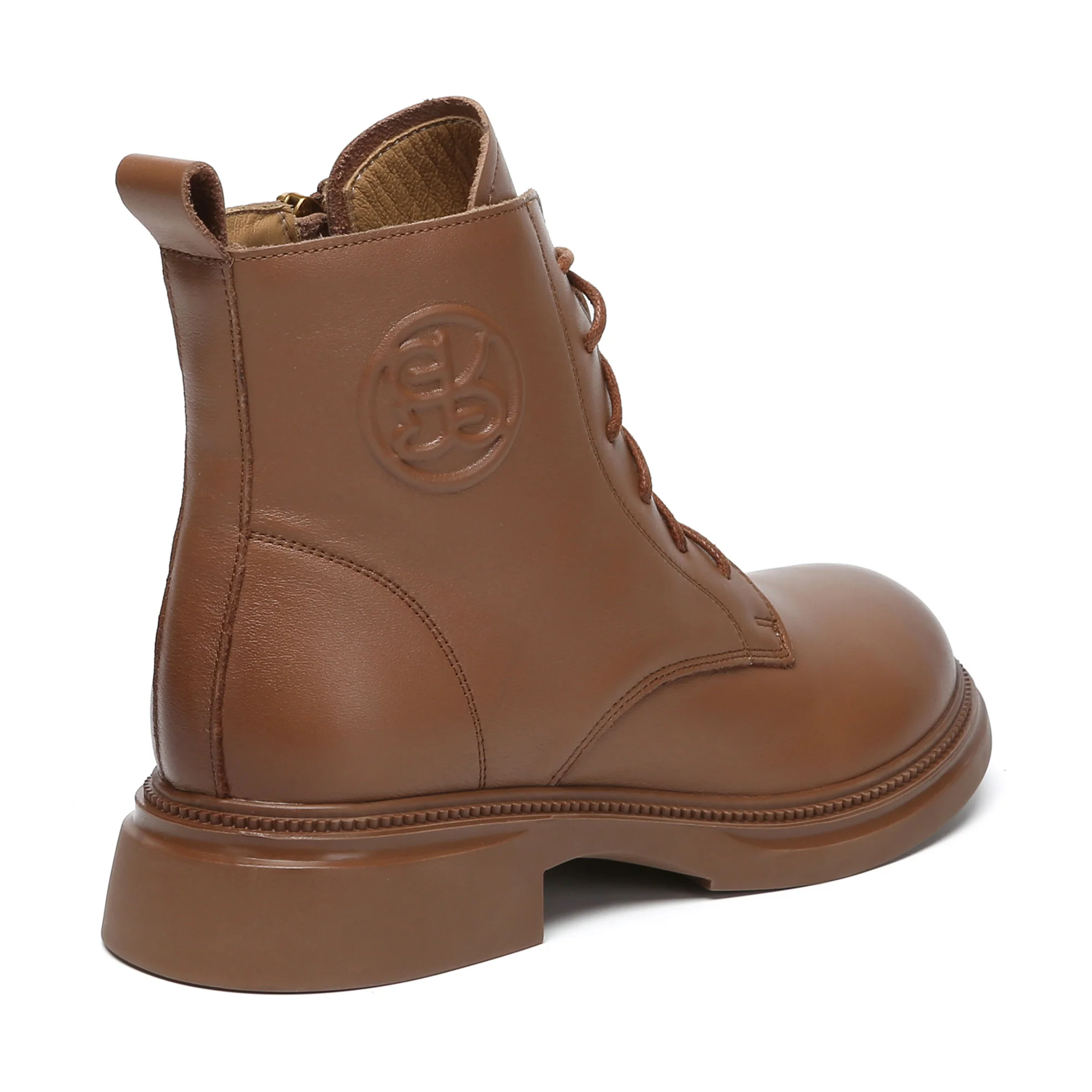 Gabriela Lace-Up Leather Ankle Boots - Image 7