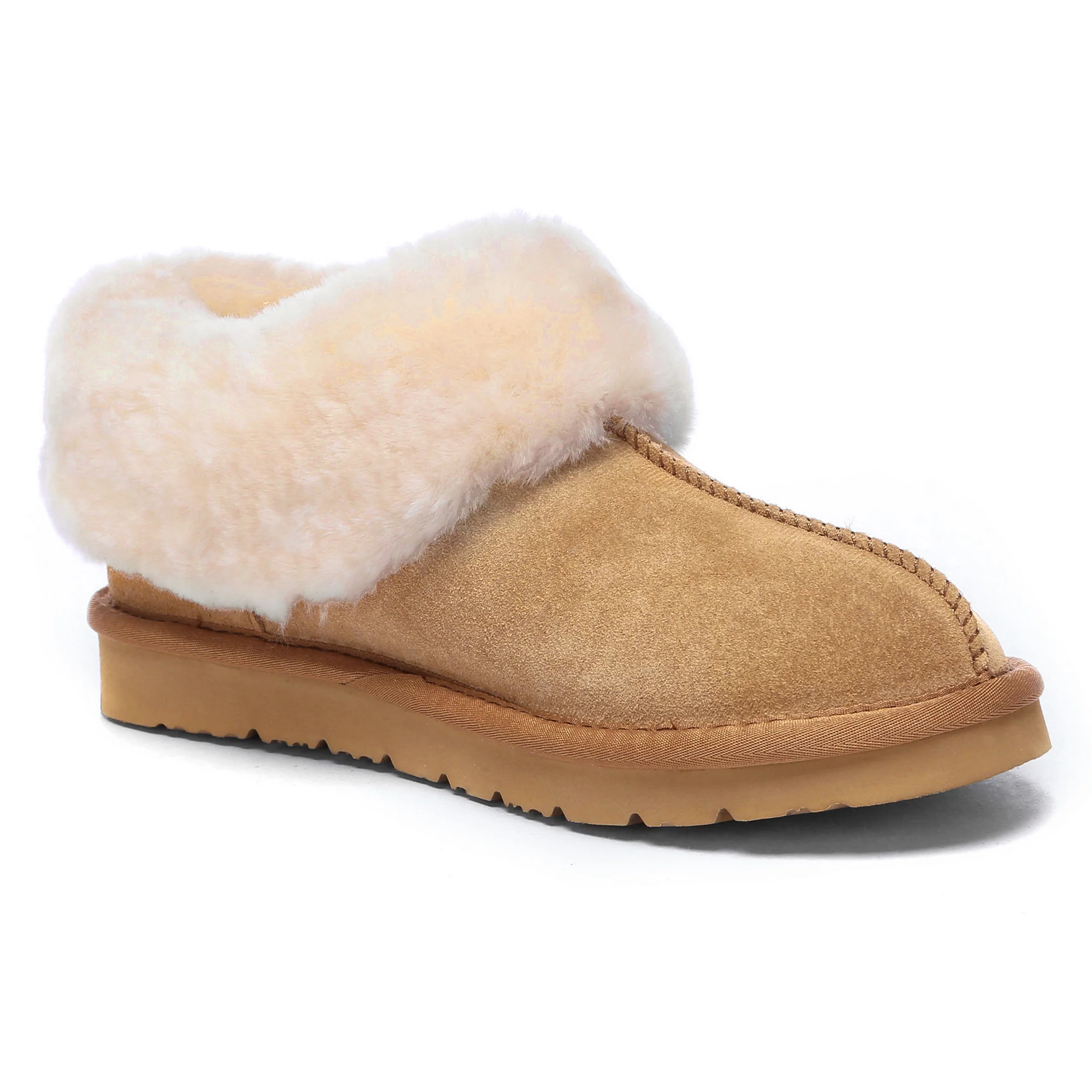 Homey Sheepskin Winter Slippers - Image 3
