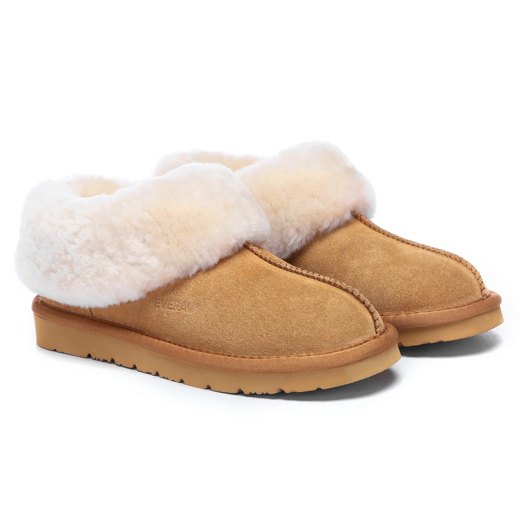 Homey Sheepskin Winter Slippers - Image 4