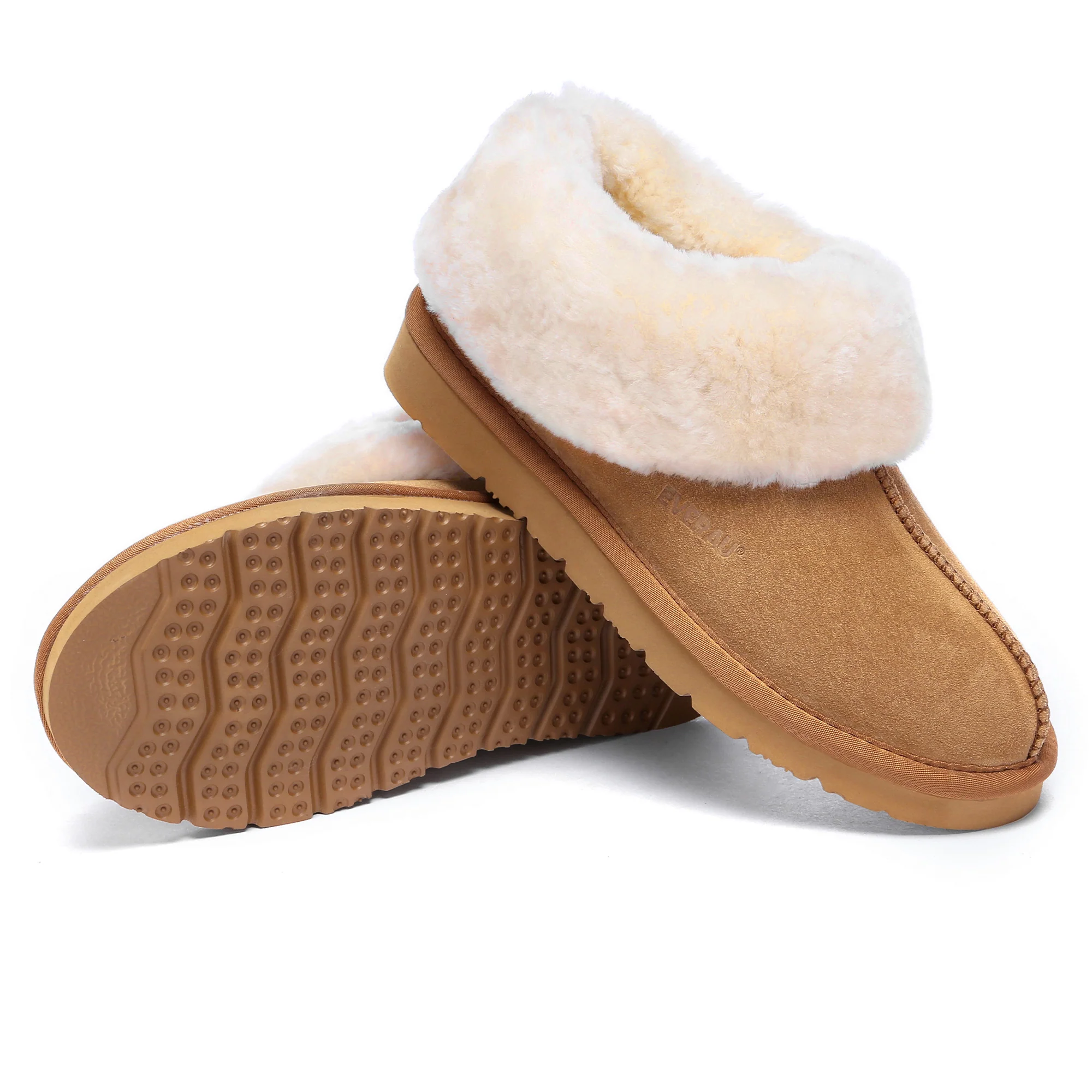 Homey Sheepskin Winter Slippers - Image 5