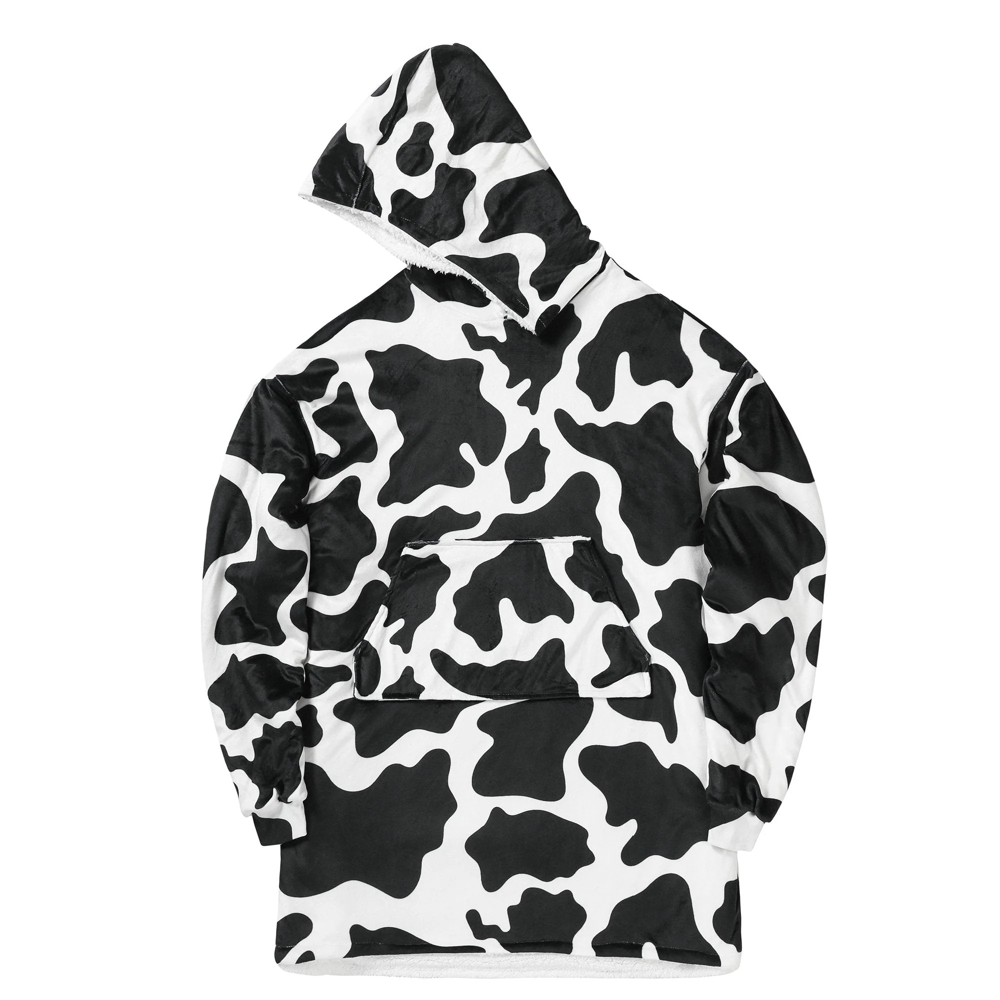 Hoodie Blanket Adult Cow - Image 3