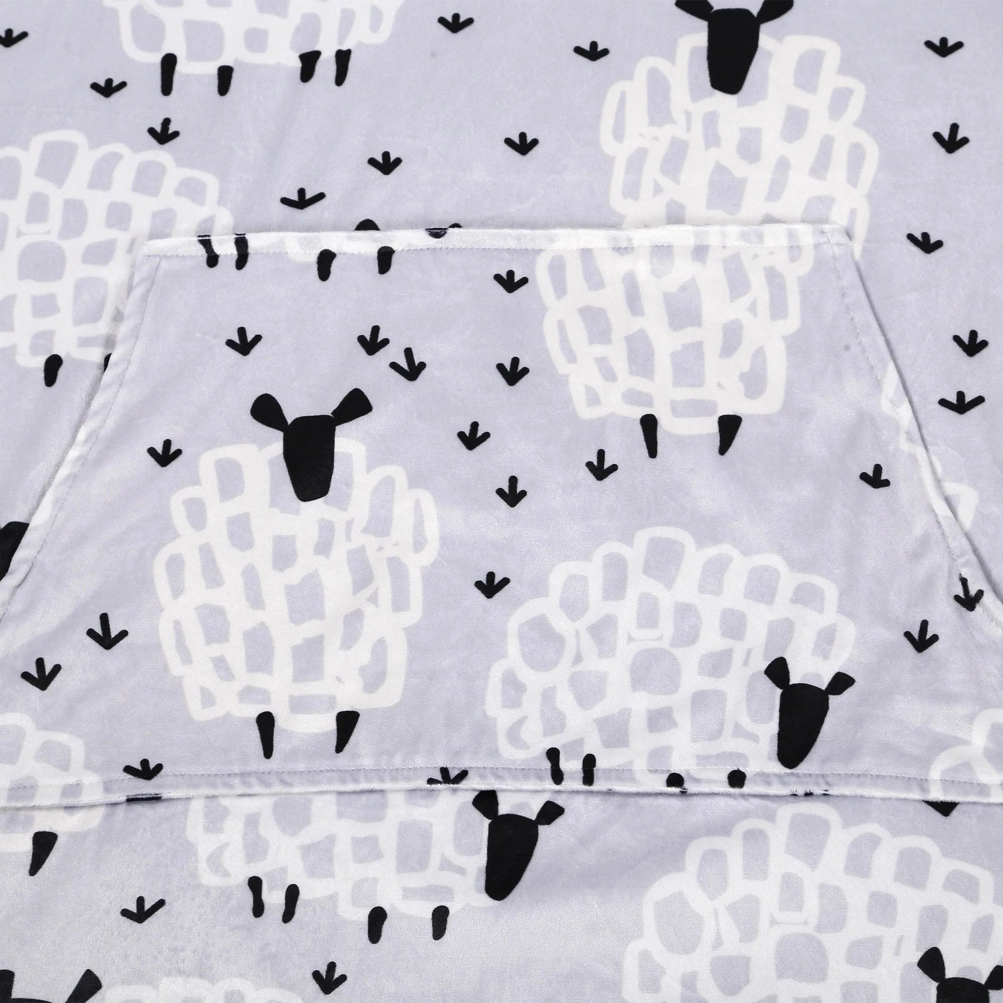 Hoodie Blanket Adult Sheep - Image 3