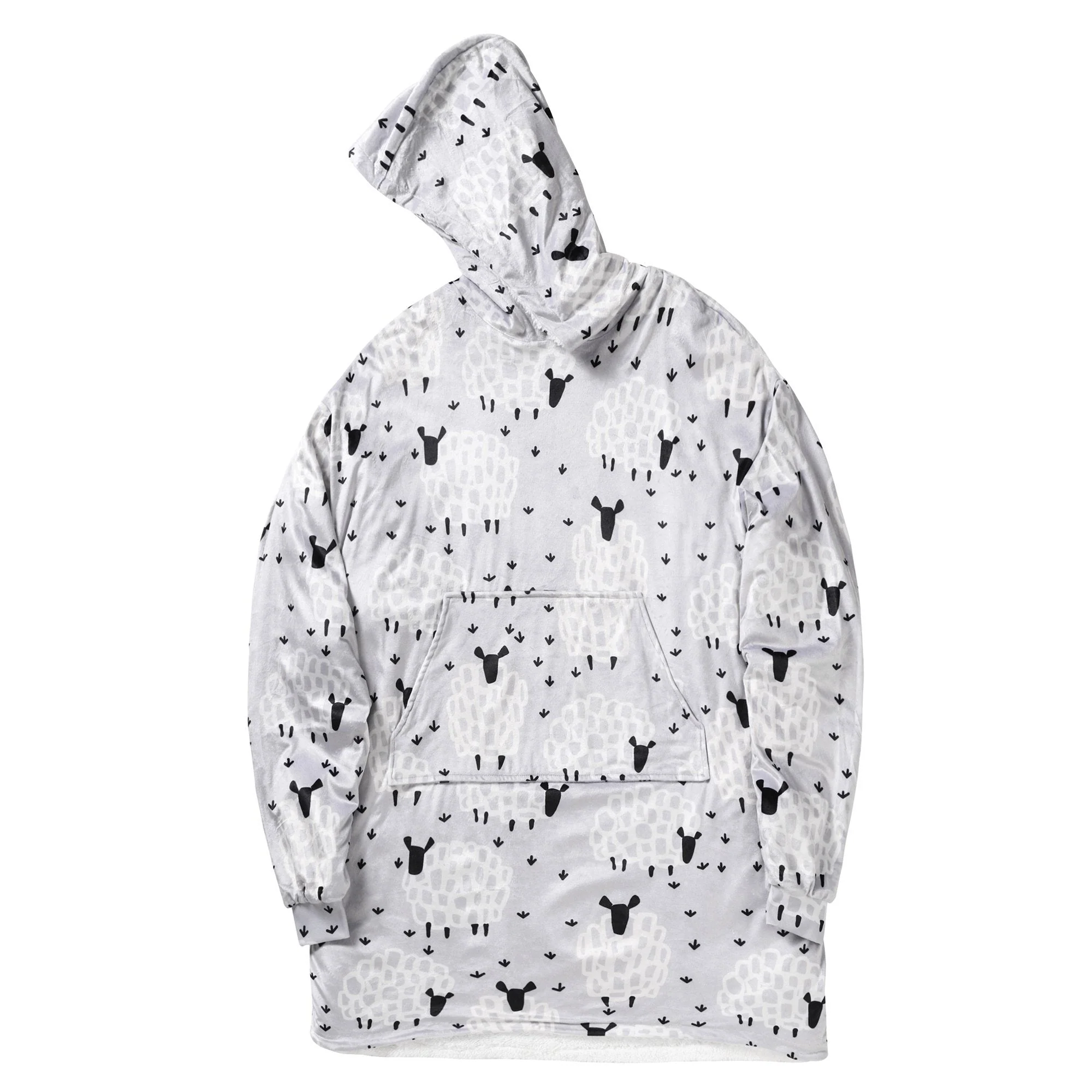 Hoodie Blanket Adult Sheep - Image 4